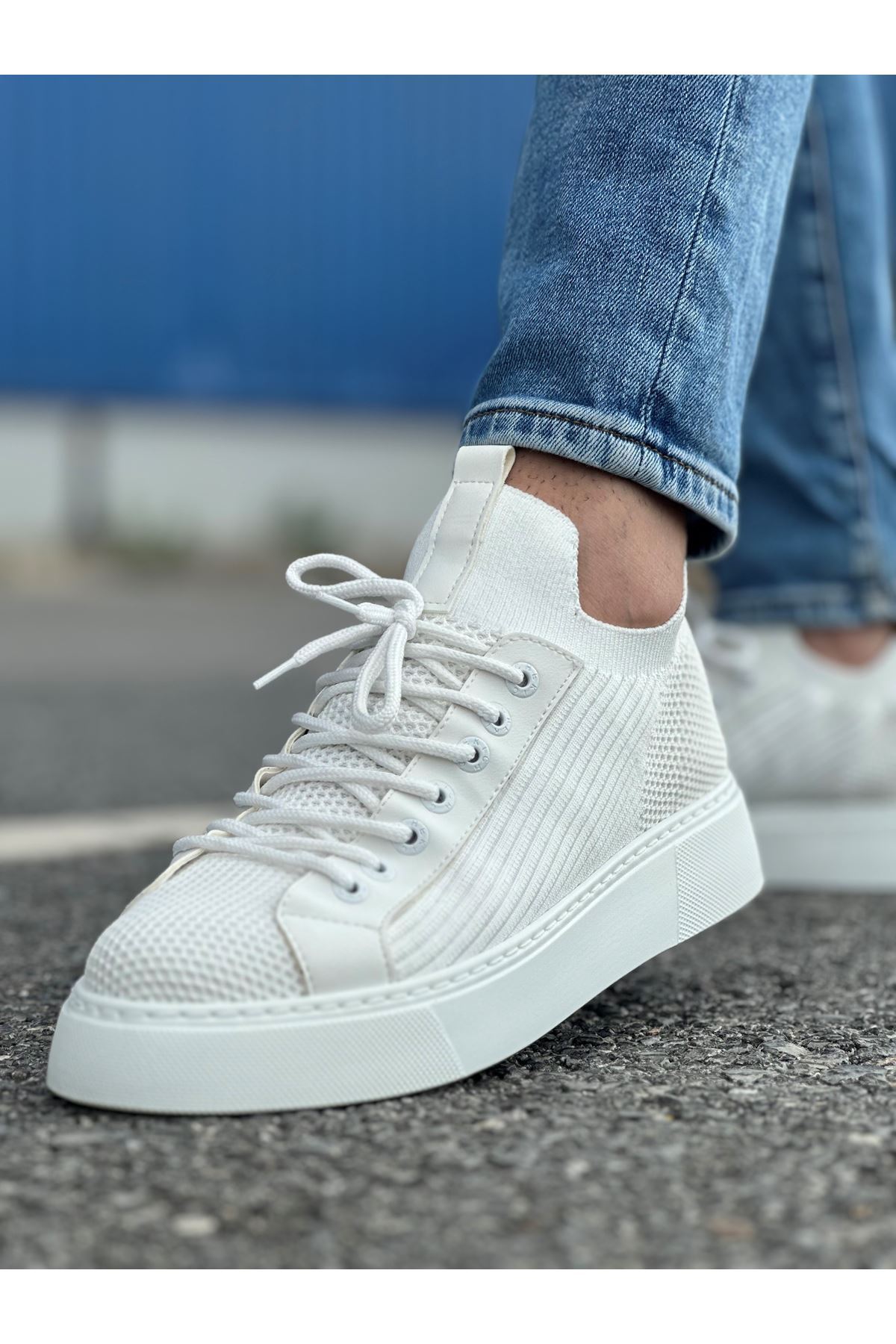 MN2423 - TBT Erkek Ayakkabı BEYAZ - BEYAZ - 44 Resim 2