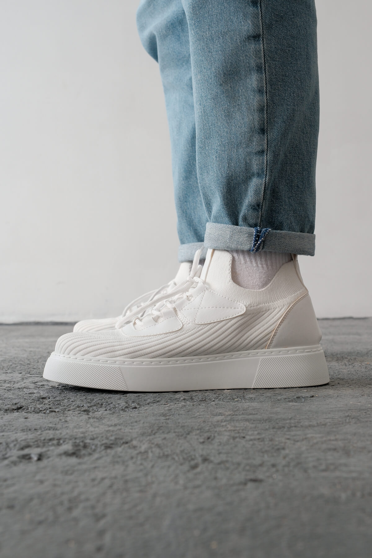 MN2425 - TBT Erkek Ayakkabı BEYAZ - BEYAZ - 42 Resim 2