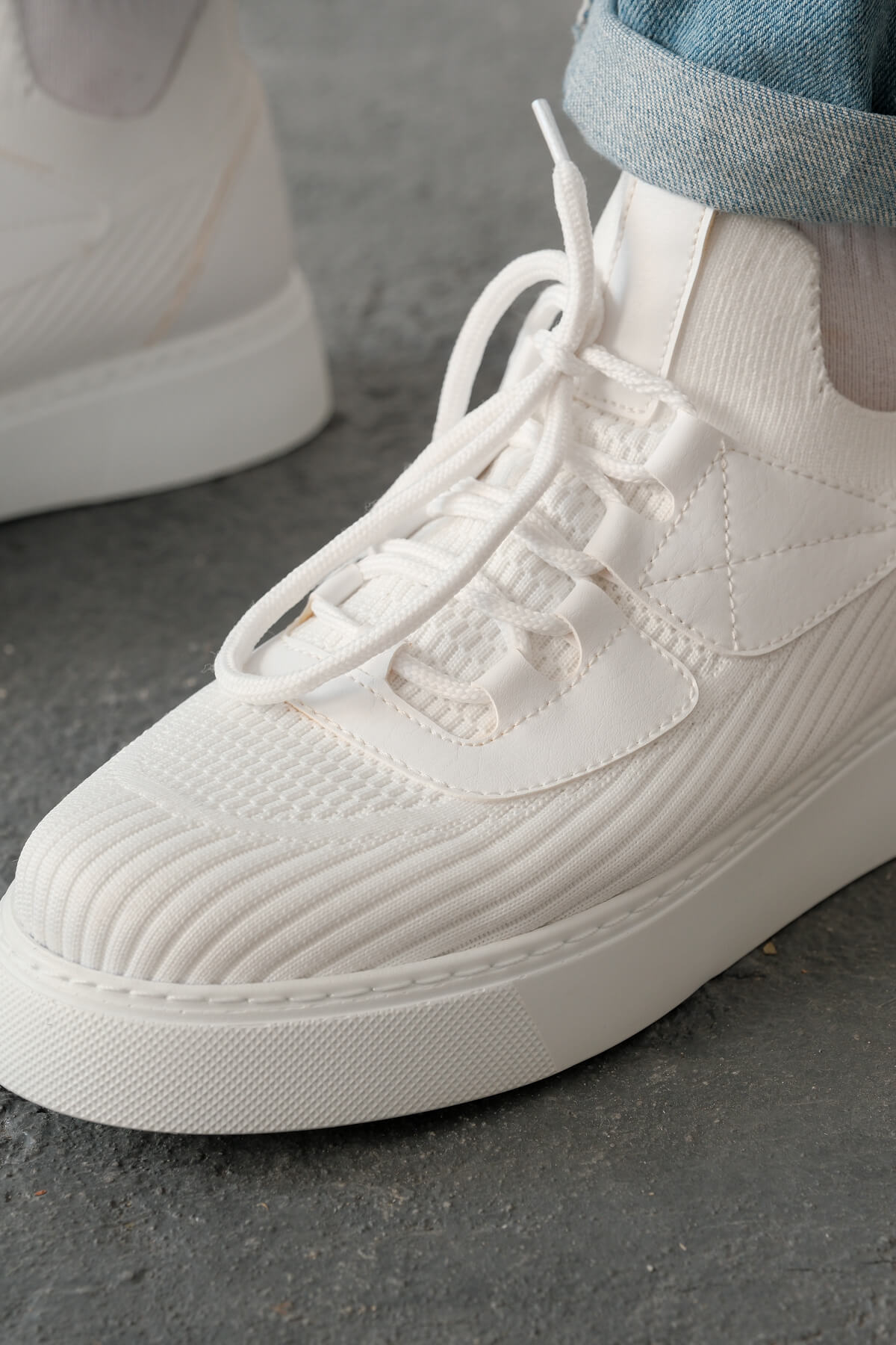 MN2425 - TBT Erkek Ayakkabı BEYAZ - BEYAZ - 42 Resim 4