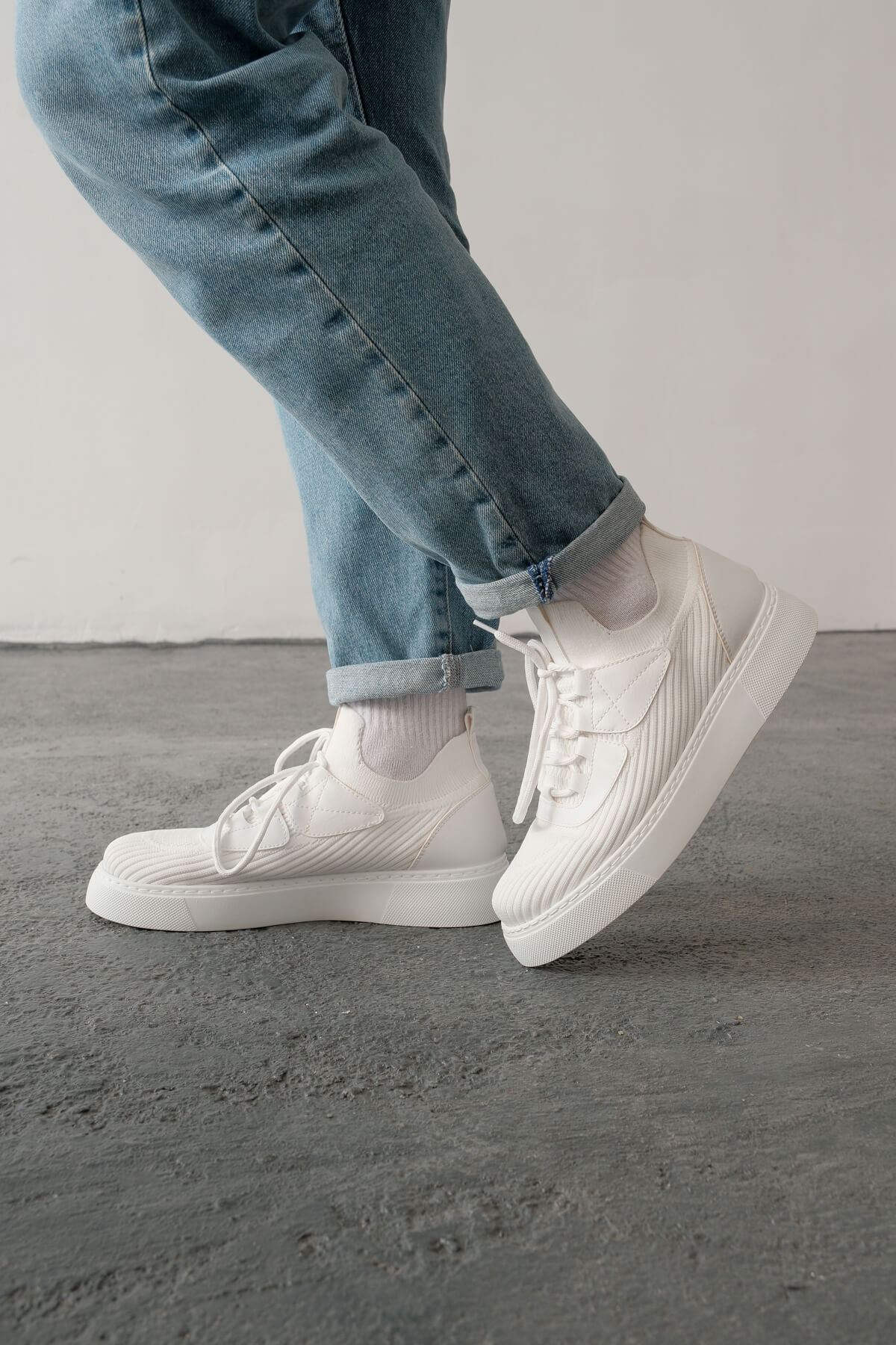 MN2425 - TBT Erkek Ayakkabı BEYAZ - BEYAZ - 42 Resim 5