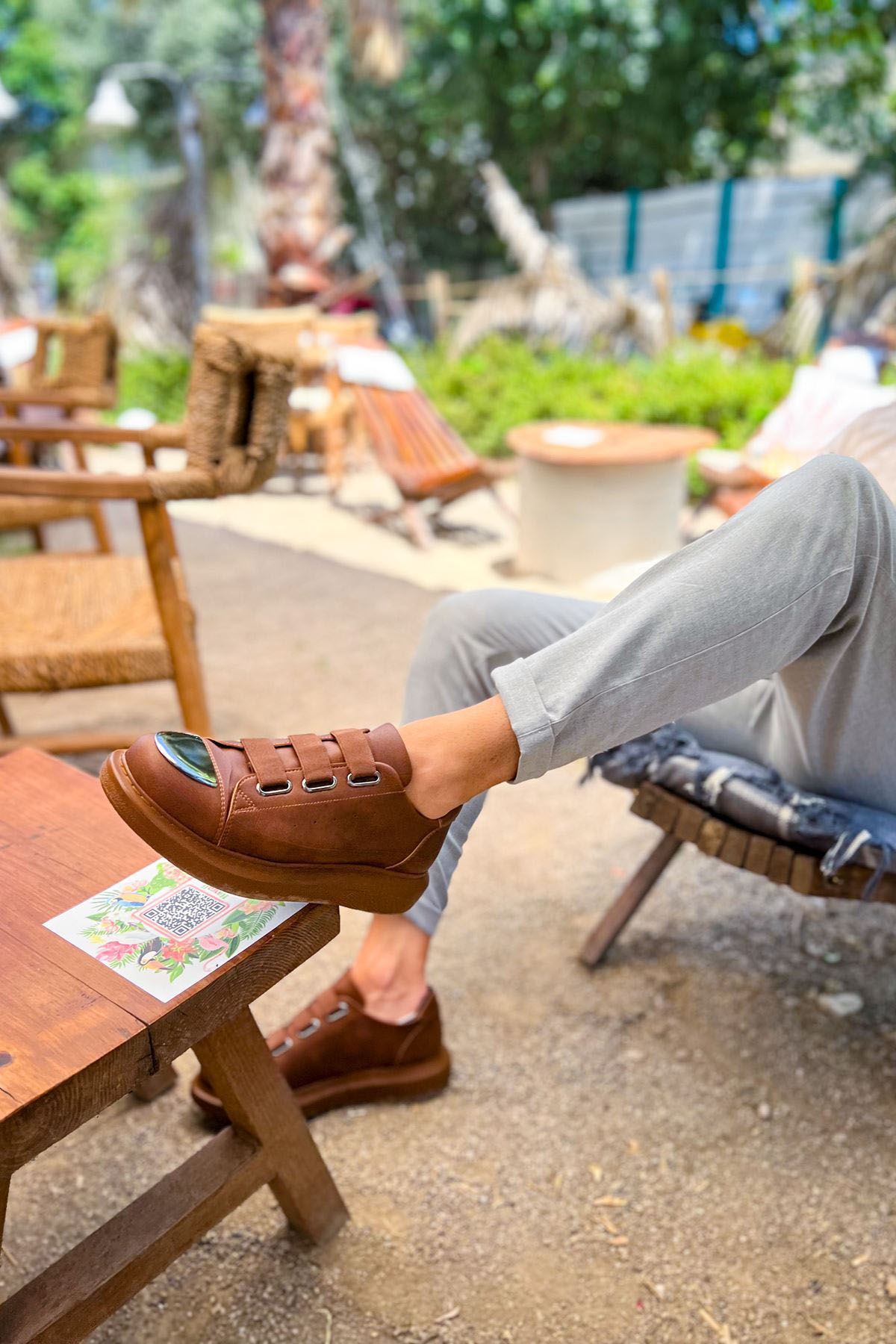 MN251 - CRT Mirror Erkek Ayakkabı TABA - TABA - 44 Resim 3