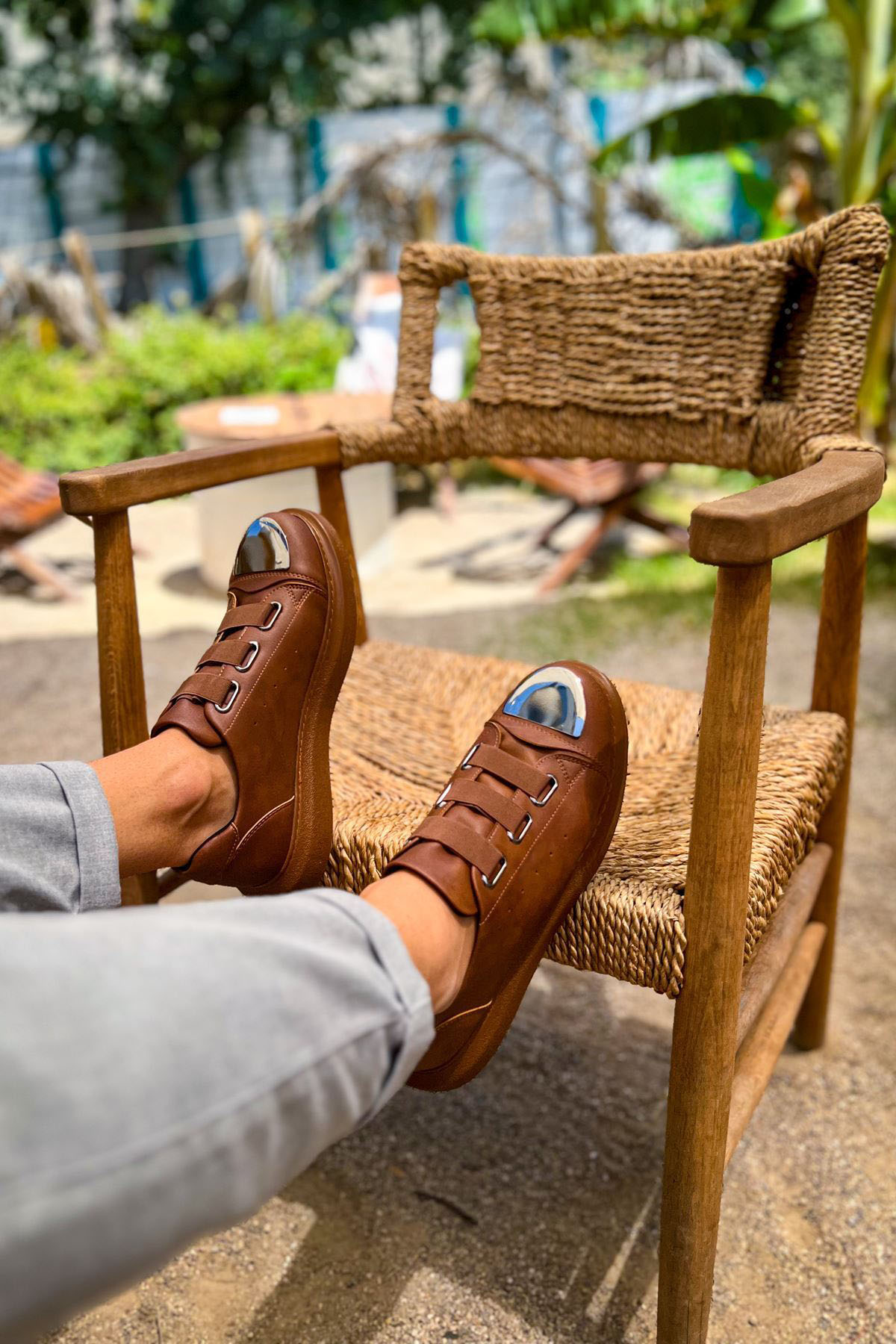 MN251 - CRT Mirror Erkek Ayakkabı TABA - TABA - 44 Resim 4