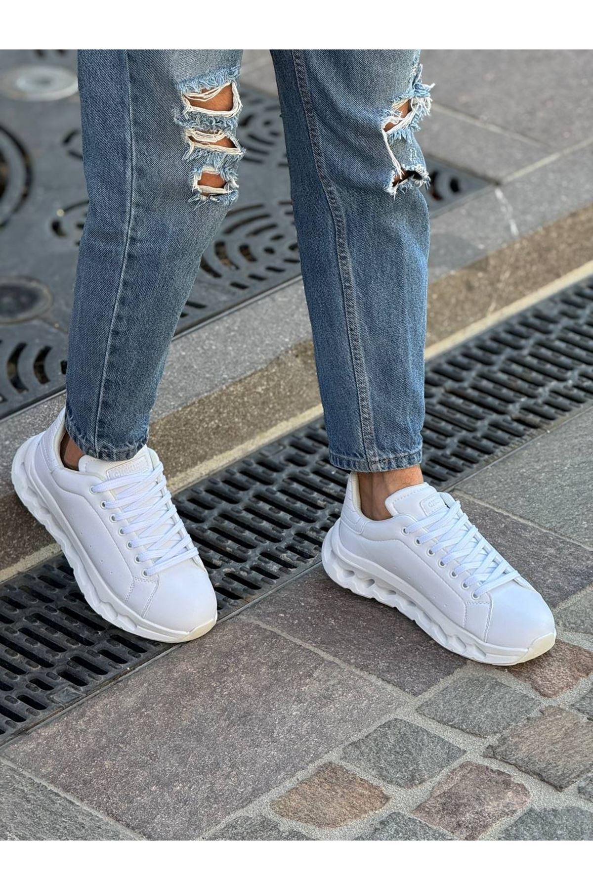 MN2533 - BT Erkek Ayakkabı BEYAZ - BEYAZ - 41 Resim 3