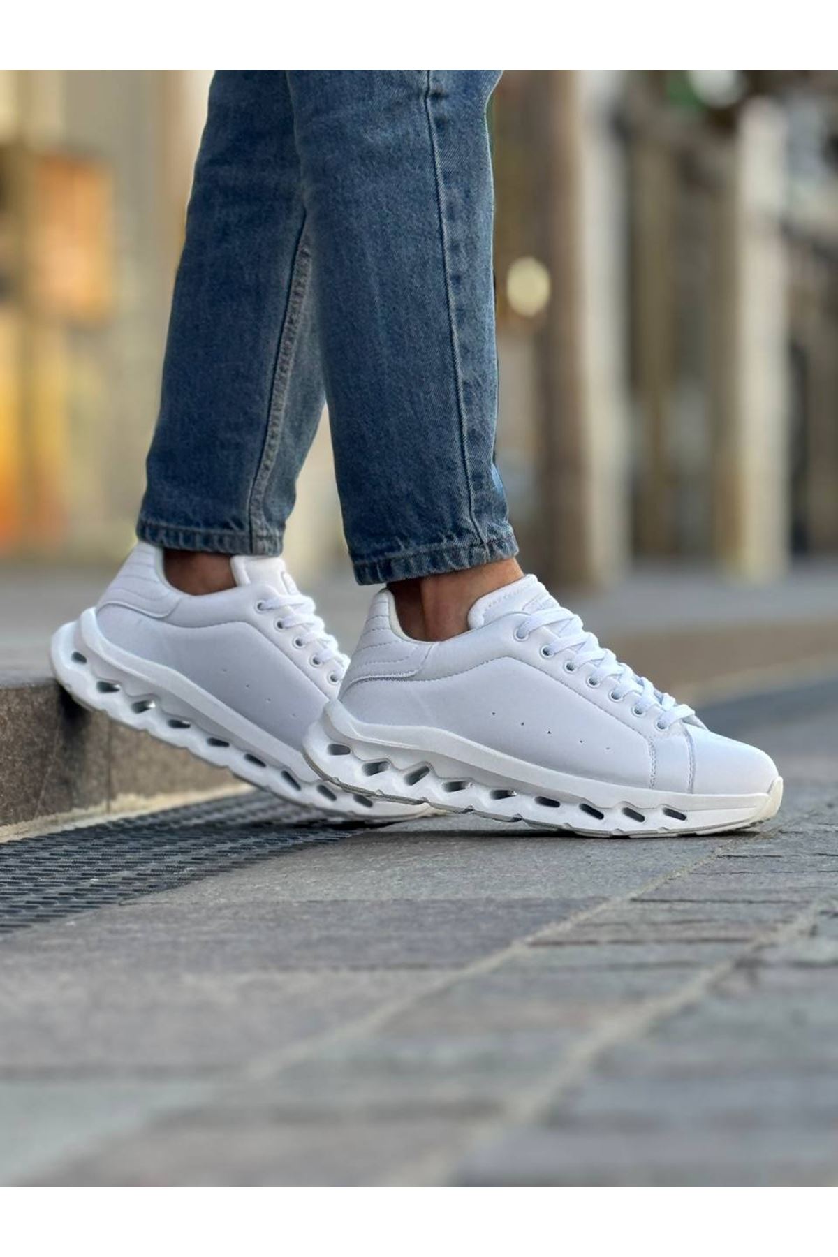 MN2533 - BT Erkek Ayakkabı BEYAZ - BEYAZ - 41
