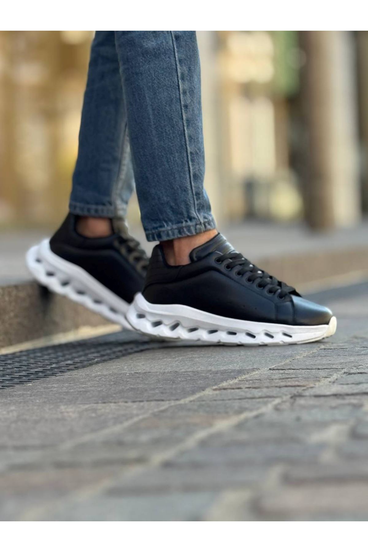 MN2533 - BT Erkek Ayakkabı SIYAH - SIYAH - 44 Resim 3