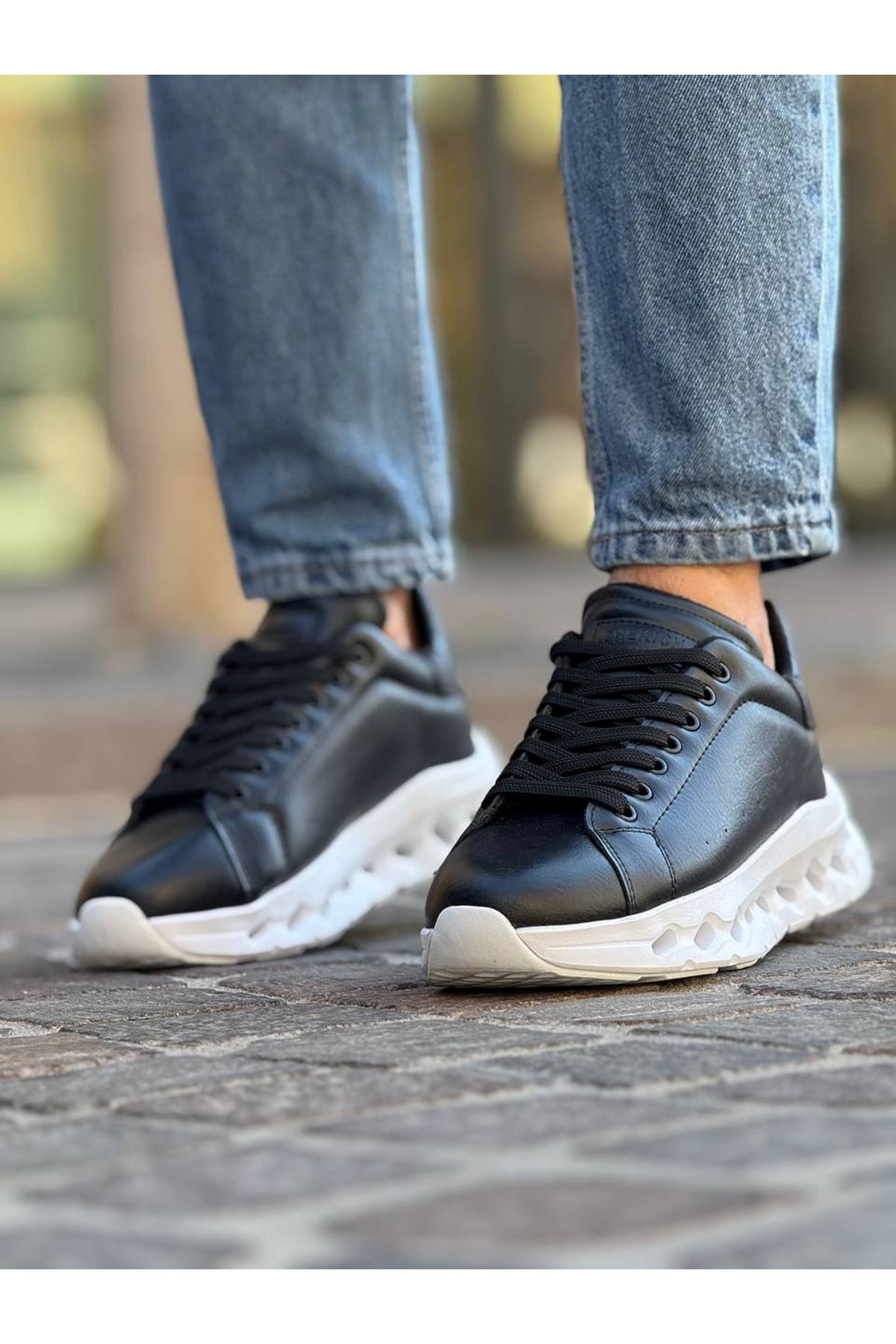 MN2533 - BT Erkek Ayakkabı SIYAH - SIYAH - 44 Resim 4