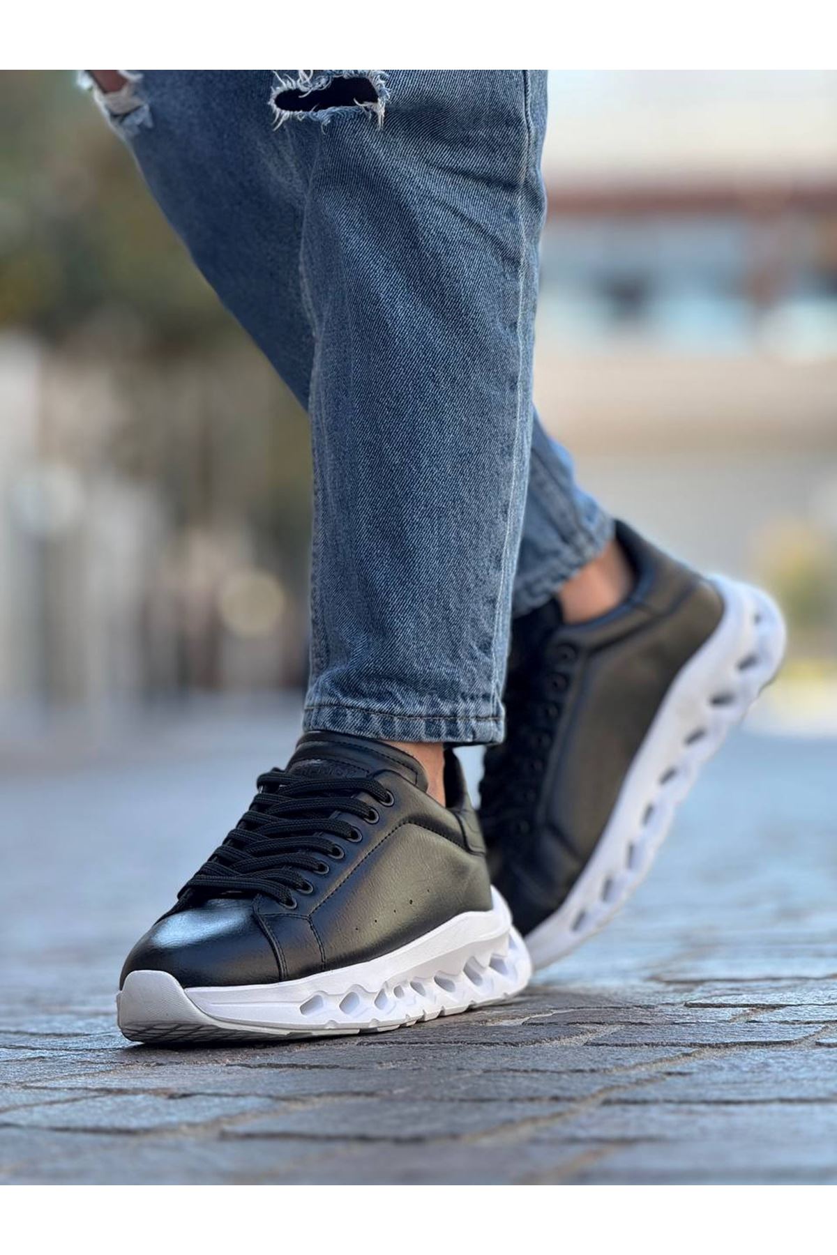 MN2533 - BT Erkek Ayakkabı SIYAH - SIYAH - 42