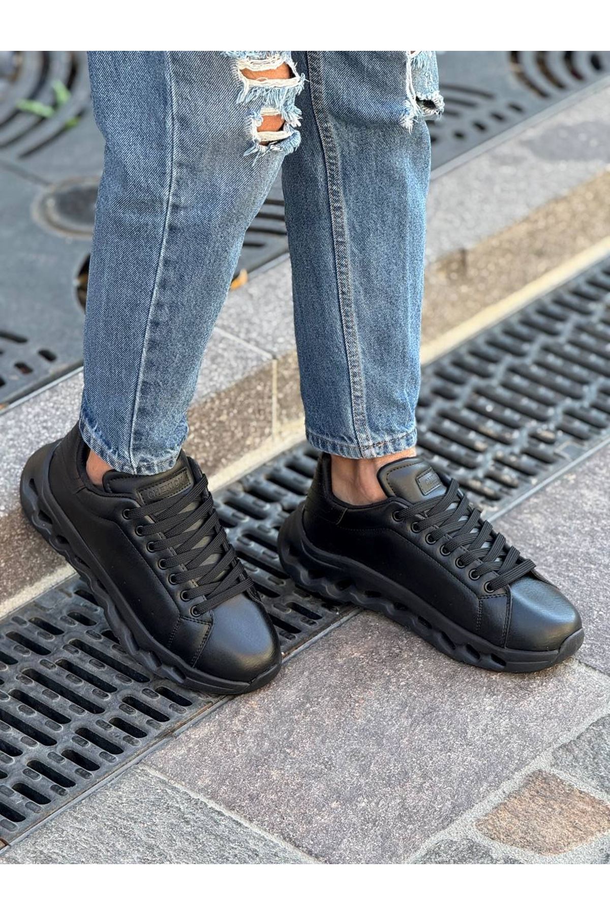 MN2533 - ST Erkek Ayakkabı SIYAH - SIYAH - 42 Resim 2