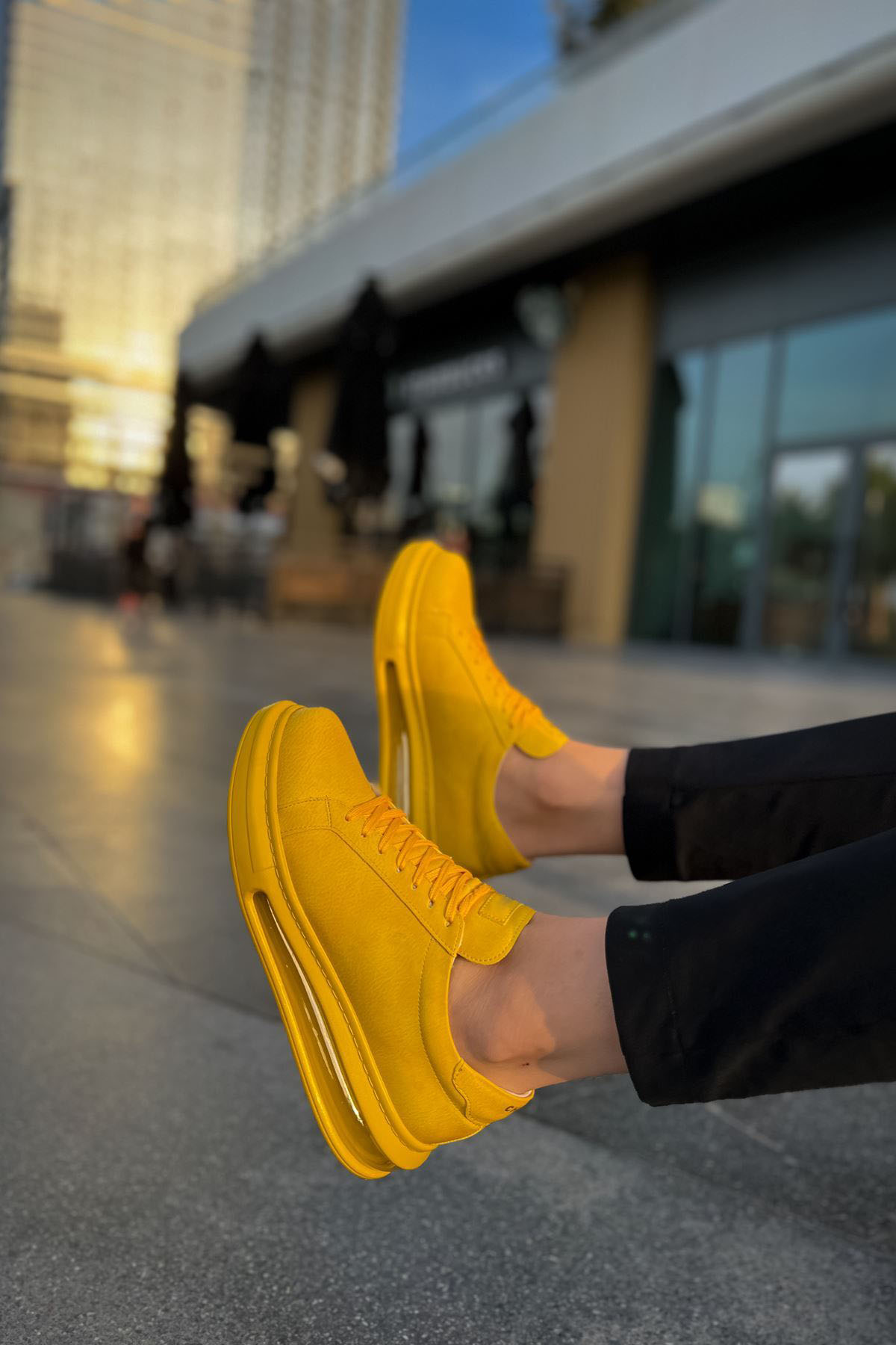 MN271 - CRT Ariaso Erkek Ayakkabı SARI - SARI - 40 Resim 3