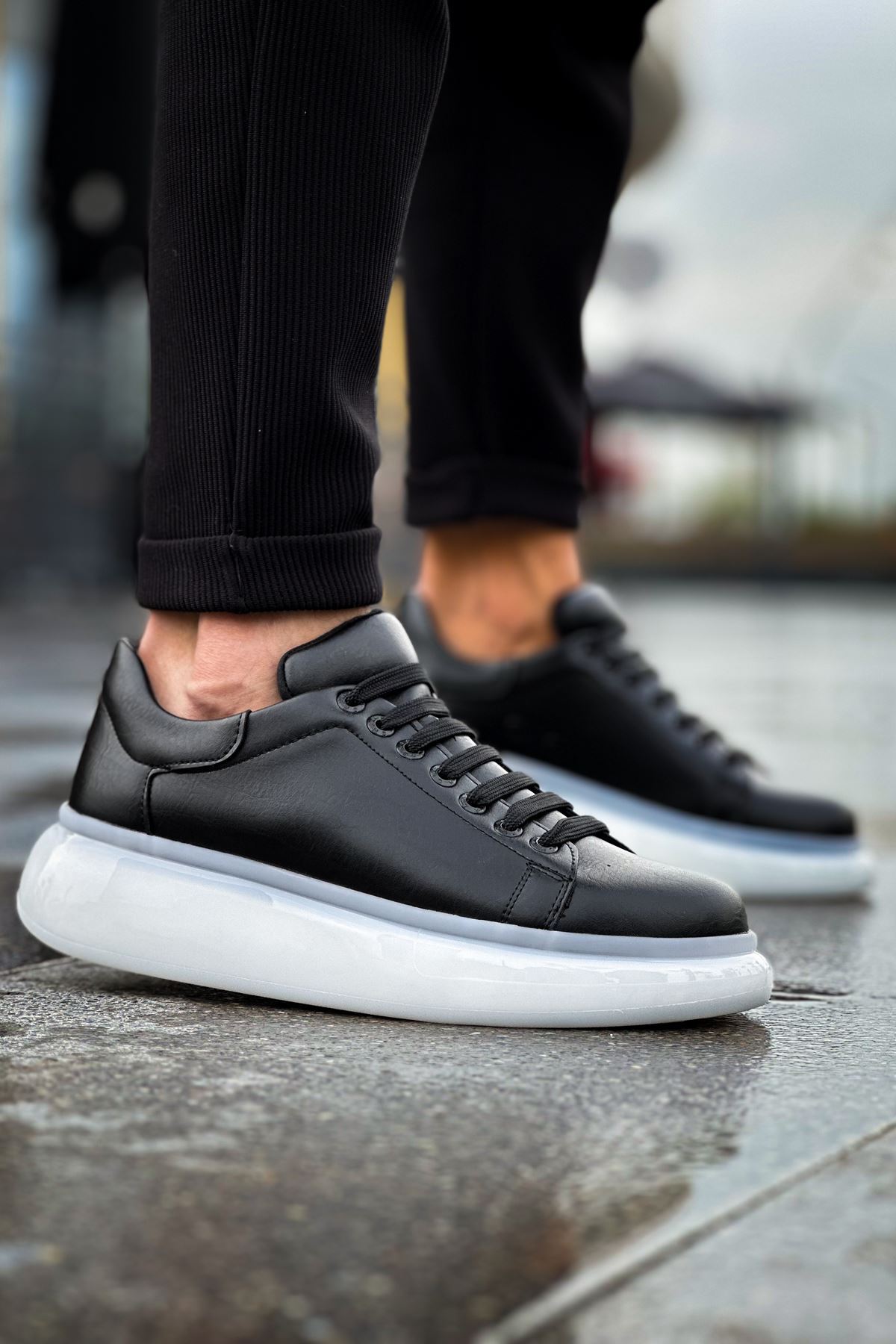 MN295 - CBT Sollıevo Erkek Ayakkabı SIYAH - SIYAH - 40 Resim 2