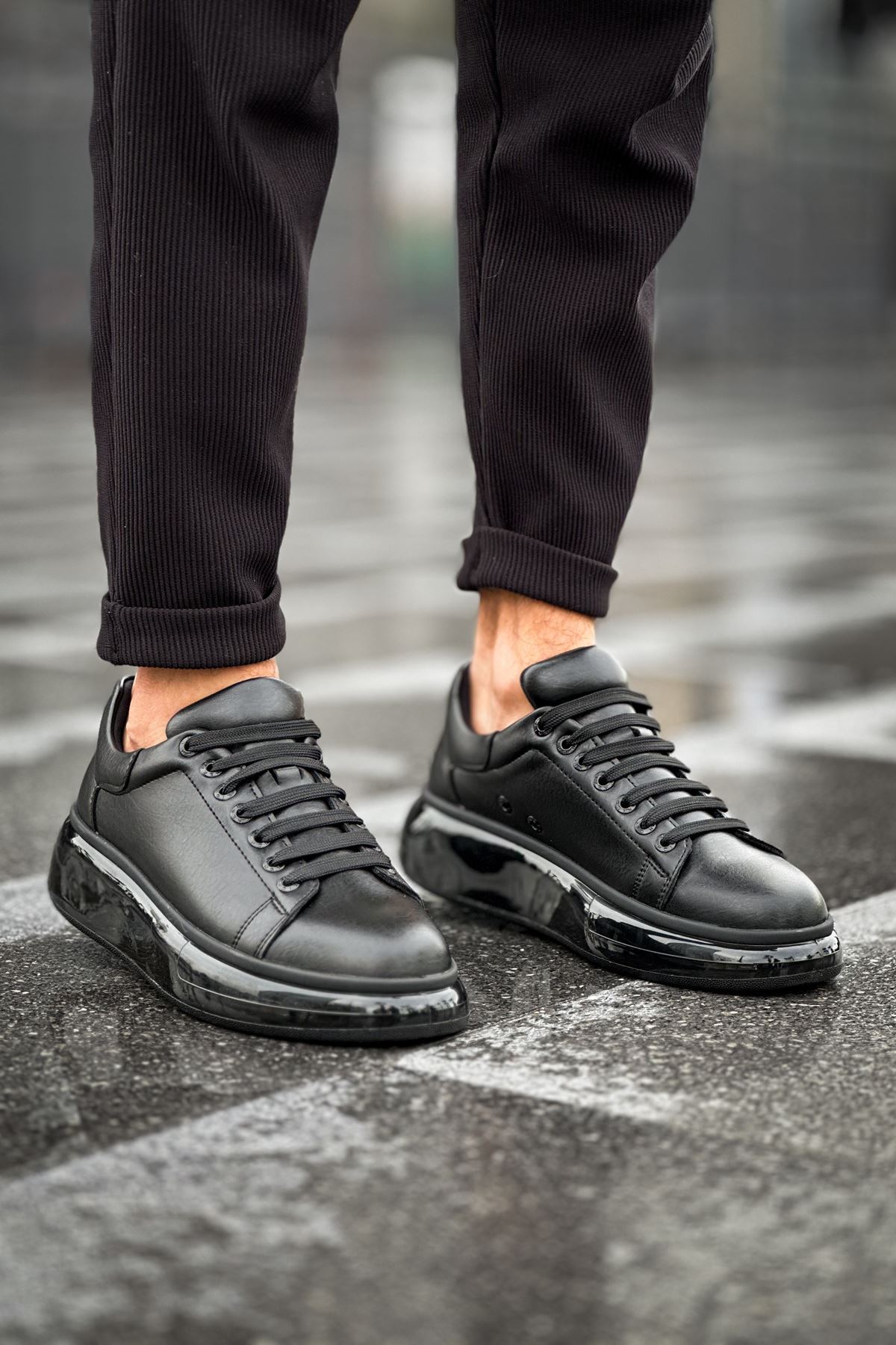 MN295 - CST Sollıevo Erkek Ayakkabı SIYAH - SIYAH - 42