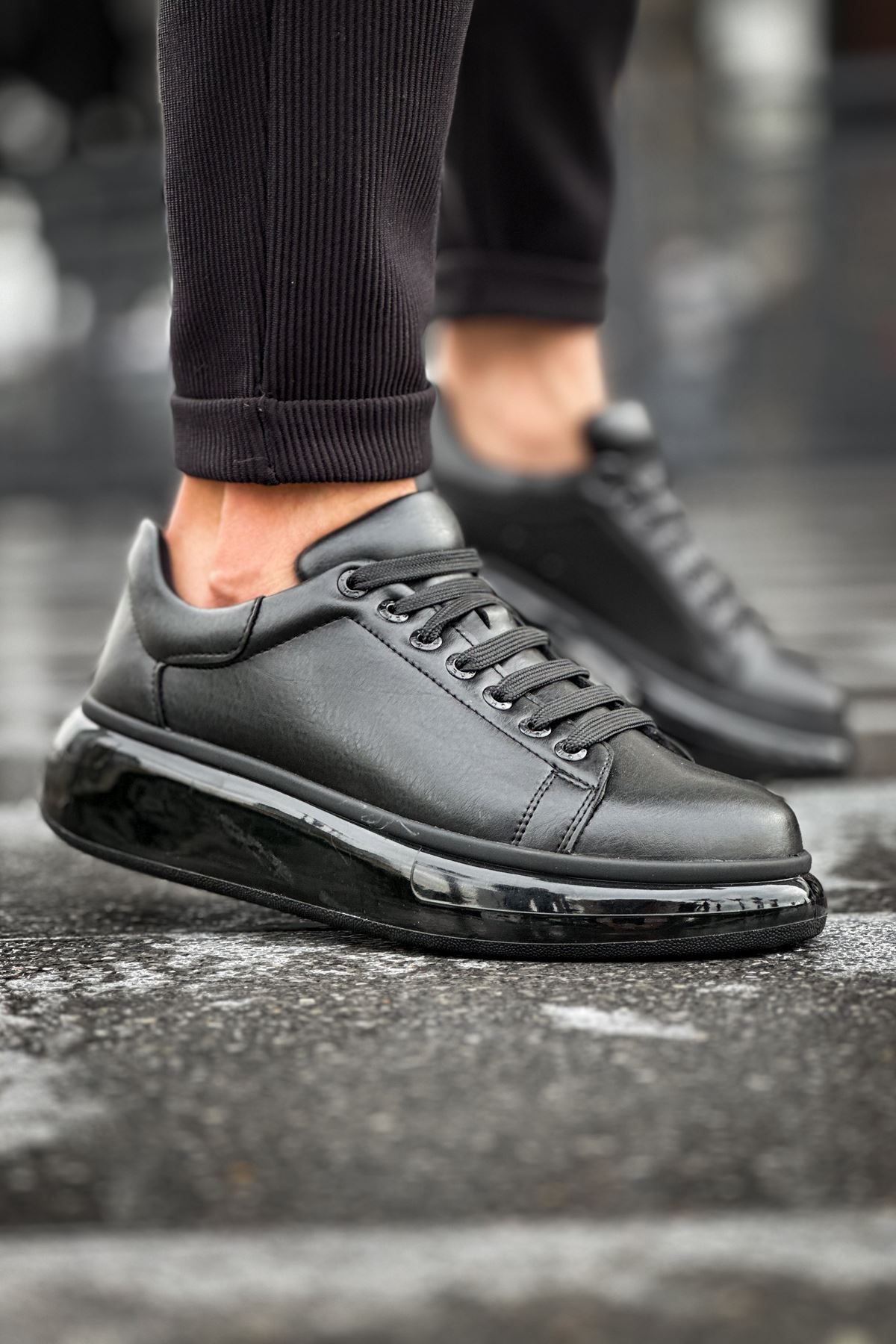 MN295 - CST Sollıevo Erkek Ayakkabı SIYAH - SIYAH - 42 Resim 2