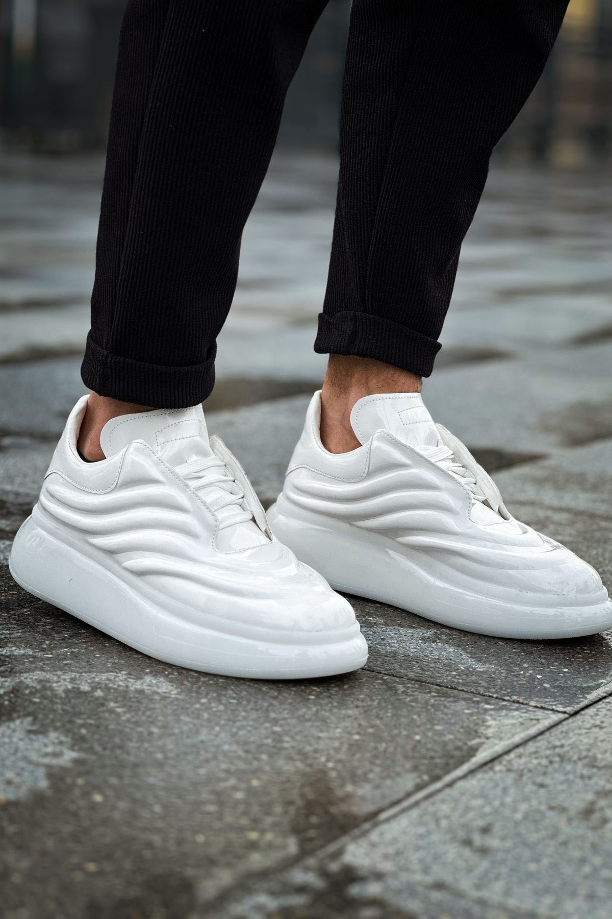 MN295 - RRT Sollıevo Erkek Ayakkabı BEYAZ - BEYAZ - 39