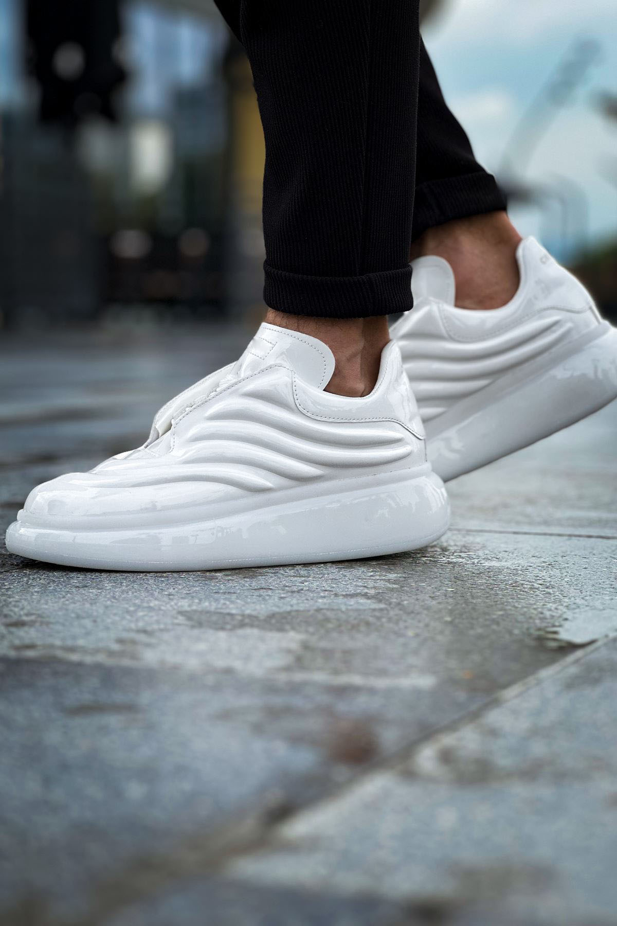 MN295 - RRT Sollıevo Erkek Ayakkabı BEYAZ - BEYAZ - 39 Resim 3