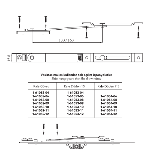 Kale Vasistas Makas 13 Cm 1-20002-13