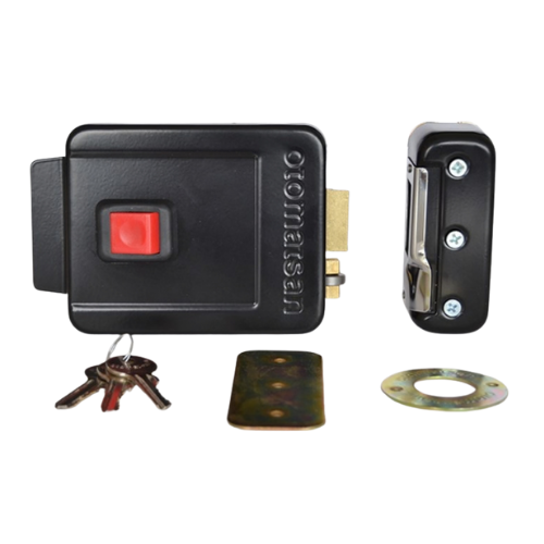 Otomatsan Trajlı Kilit Kısa (Siyah) 52 mm