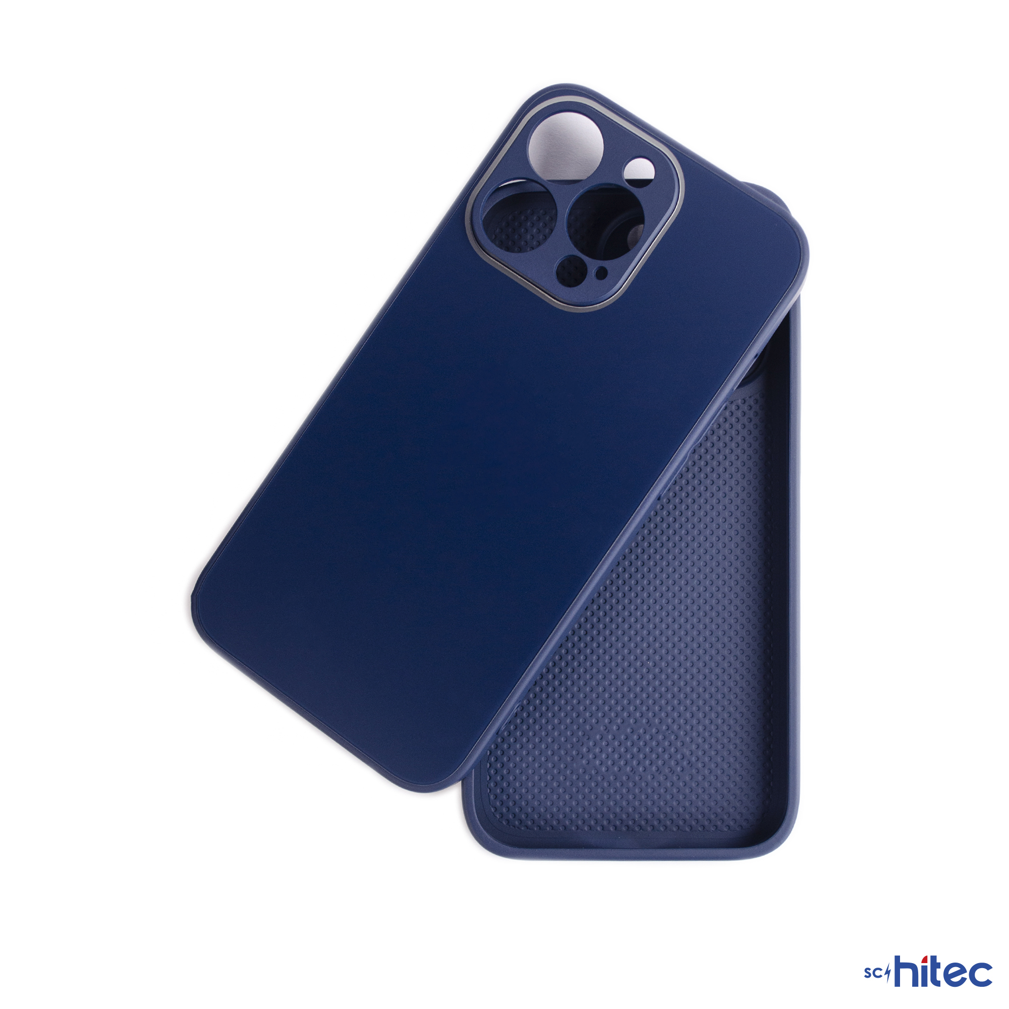 ScHitec Deluxe İphone 12 Pro Max Mat Kılıf Lacivert
