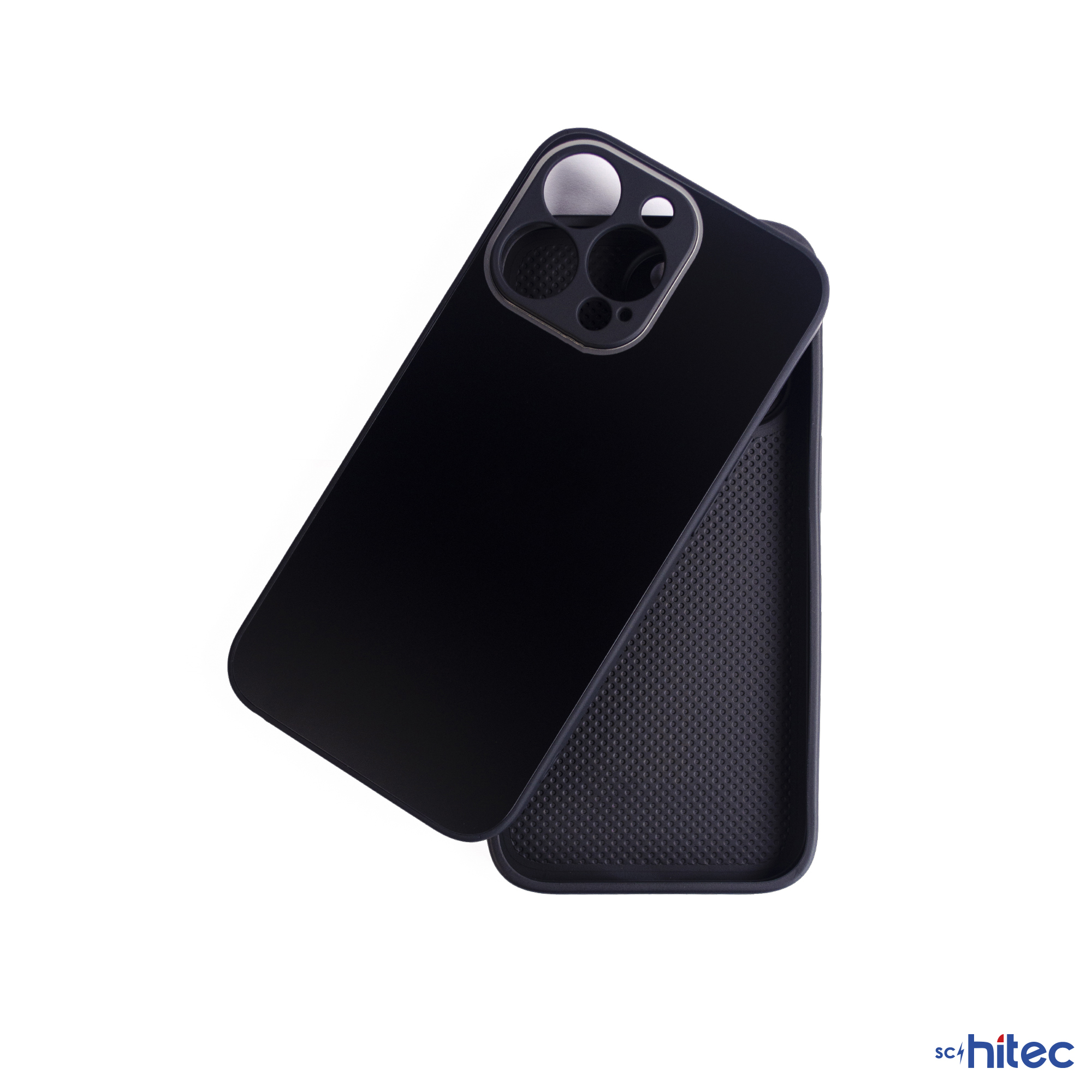 ScHitec Deluxe İphone 13 Pro Mat Kılıf Siyah