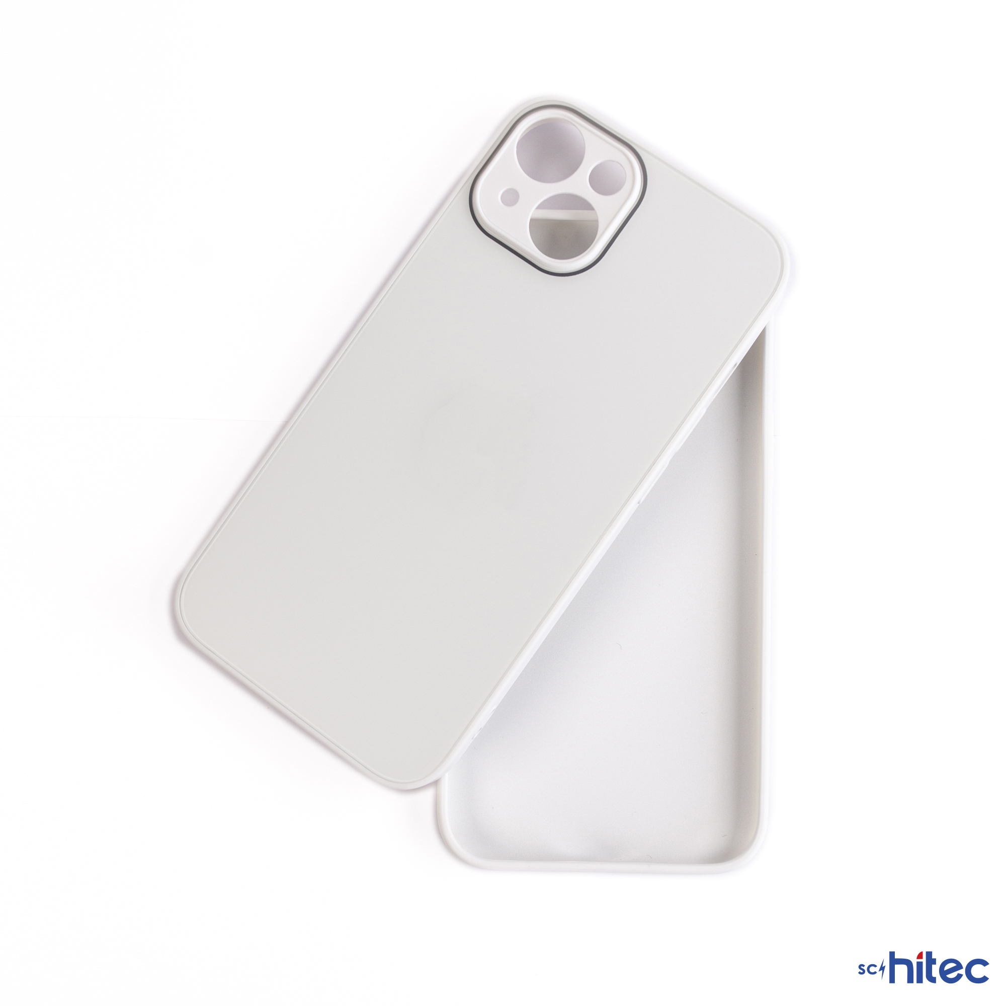 ScHitec Deluxe İphone 14 Mat Kılıf Beyaz