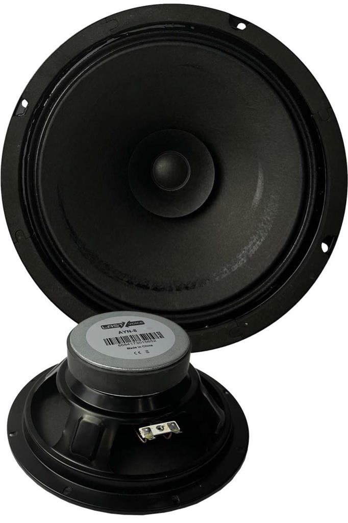 Lastvoice AYN-8 Full Kağıt 150 Watt 8 Ohm 20 cm 8 İnç Hoparlör (Adet)