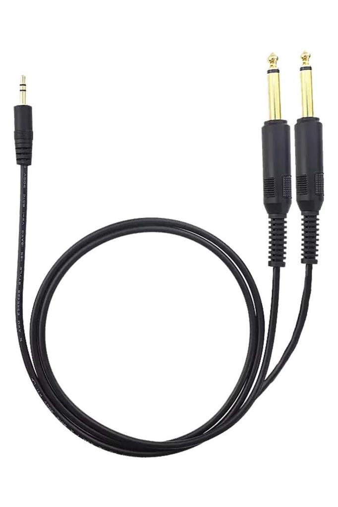 Lastvoice Mc-Aux Ses Ara Kablosu 3.5mm Jack to 2x6.35mm Jack Kablo