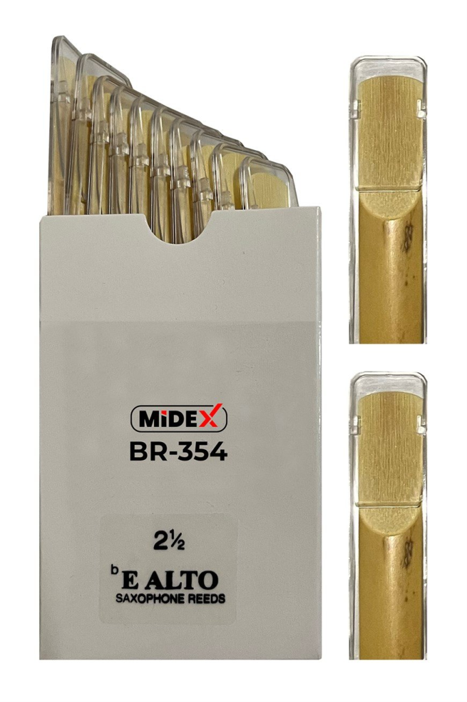 Midex BR-354A Alto Saksafon Kamışı 10'LU Paket ( NO:2.5 )