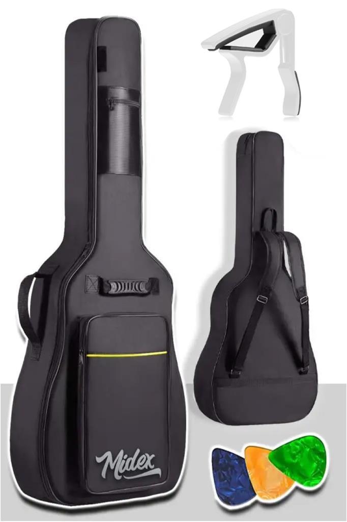 Midex CS-99 Case Klasik Gitar Çantası Gigbag Kalın (Capo Hediye)