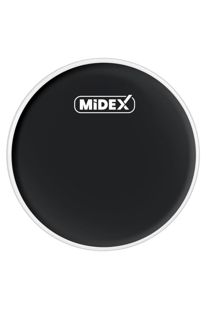 Midex DR-14BK Siyah Renk 14 İnç Trampet Bateri Davul Derisi Drumhead 14'' inch (35.56 cm)