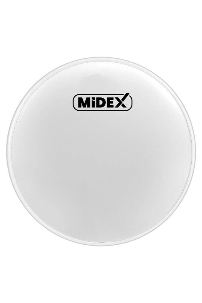 Midex DR-18WH Beyaz Renk 18 İnç Bas Kick Bateri Davul Derisi Drumhead 18'' inch (45.72 cm)