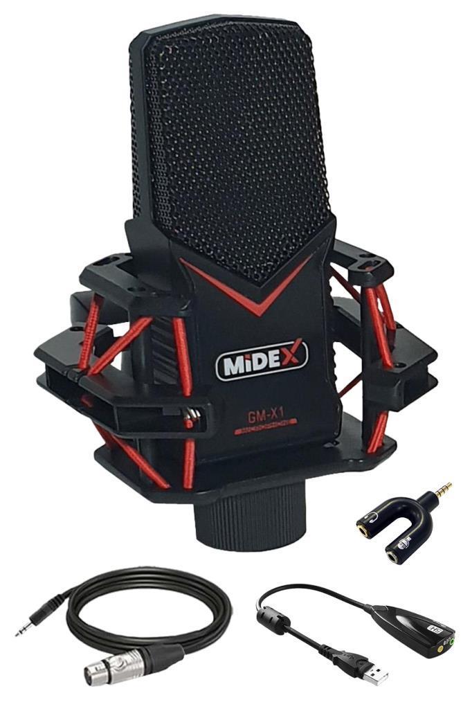 Midex GMX-1 Condenser Stüdyo Mikrofonu (PC ve Telefon)