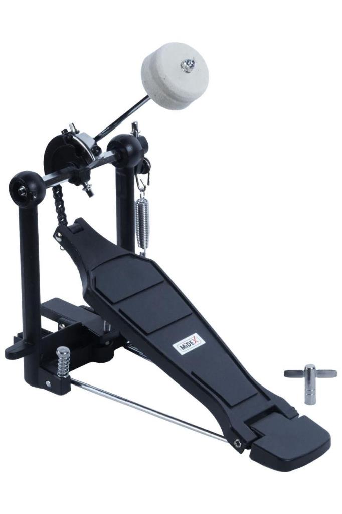 Midex PD-06 Bateri Davul Single Kick Pedalı Tek Zincirli Ayarlanabilir Stabilizatör