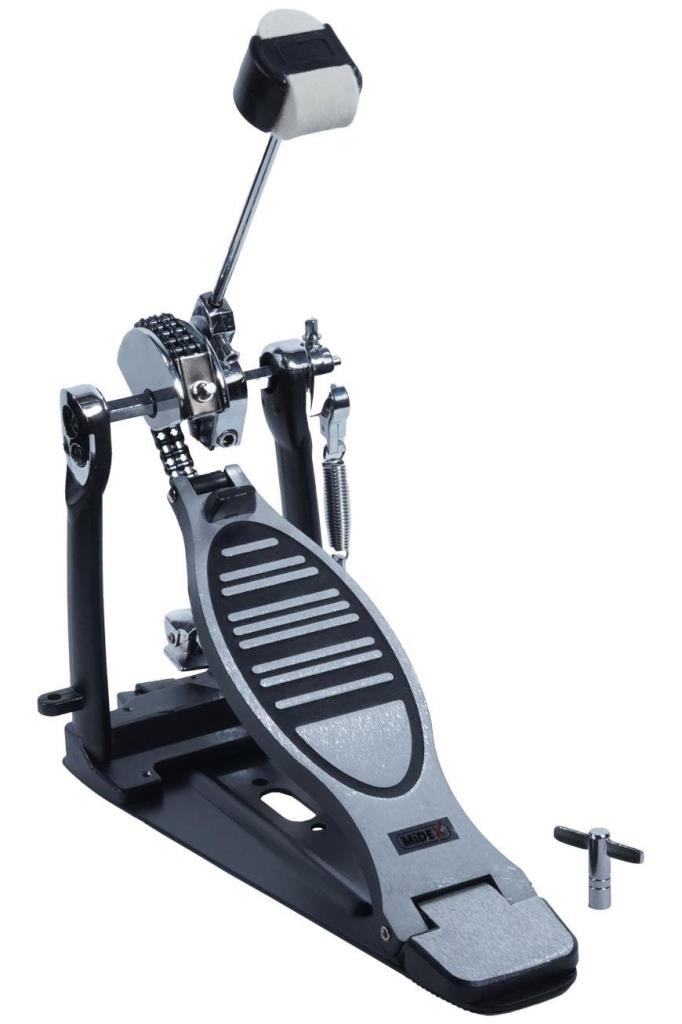 Midex PD-12 Bateri Davul Single Kick Pedalı Çift Zincirli Ayarlanabilir Stabilizatör