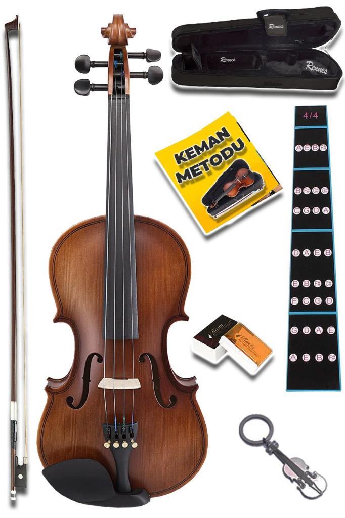Rennes RV-404-OUT 4/4 Boy Profesyonel Keman Seti (OUTLET)