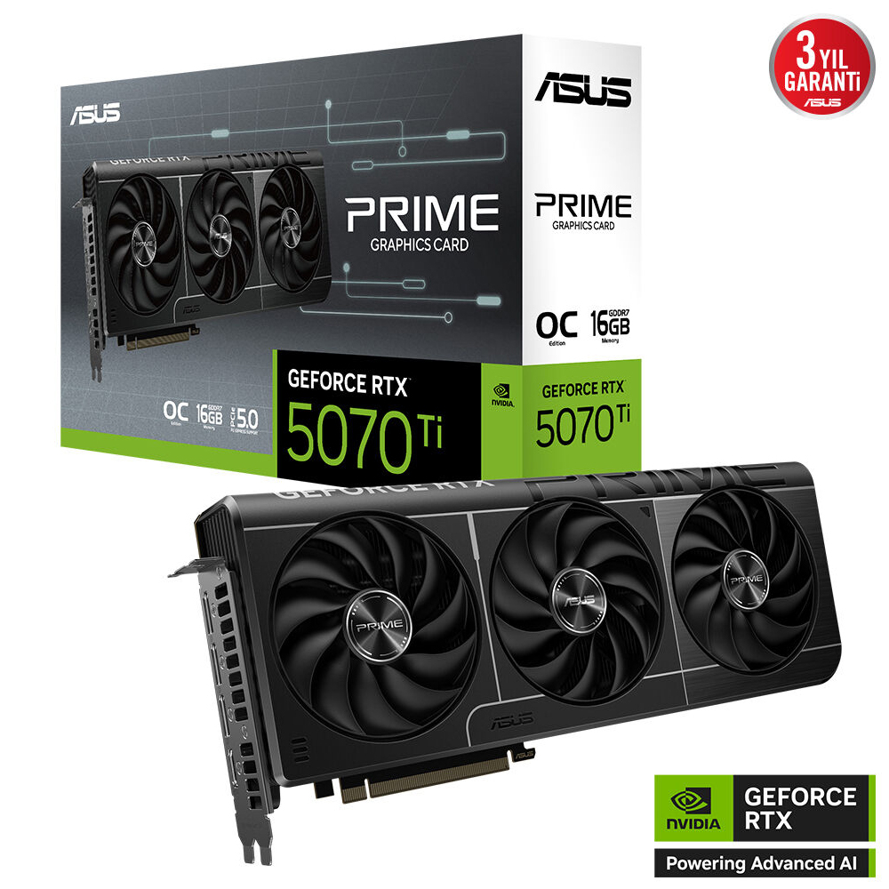 Asus Prime RTX 5070?Ti - �n G�r�n�m