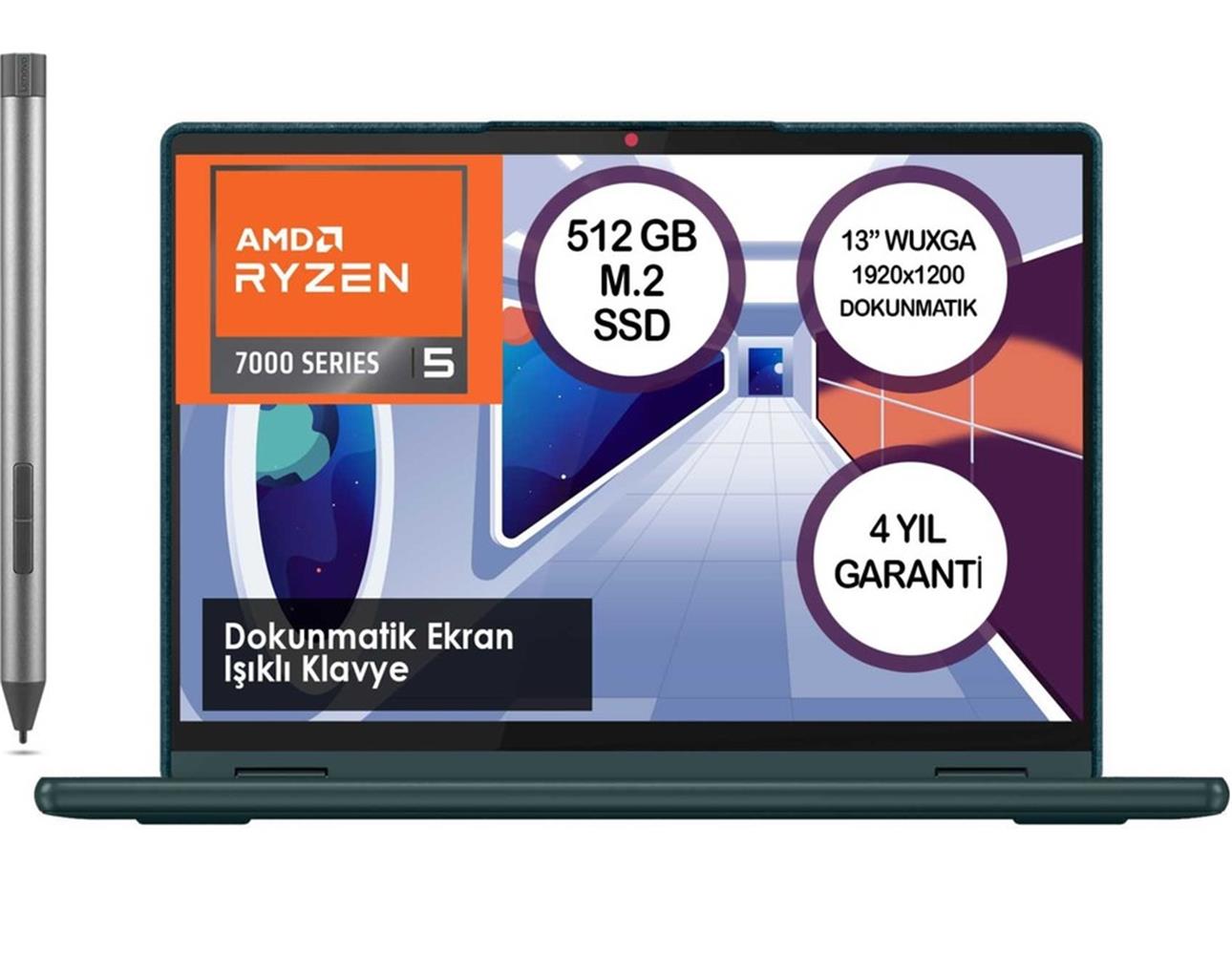 Lenovo Yoga 6 83B2009NTX - Front View