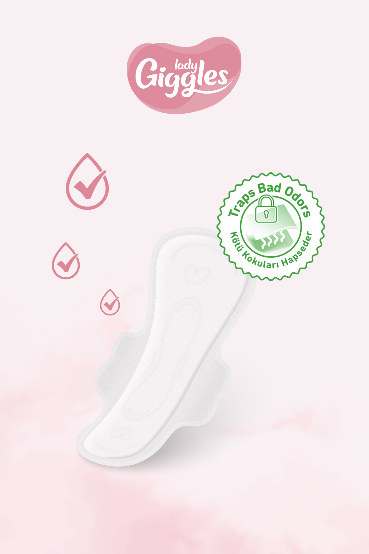 Lady Giggles Lady Soft Hijyenik Ped Mix Paketi 42 Adet