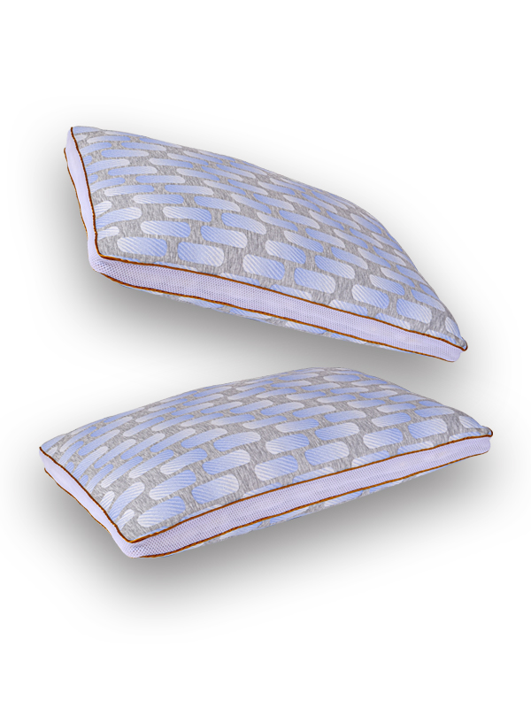 2 Adet moda klimalı yastık ,pamuk viskon kumaşlı çift biyeli yıkanabilir kılıflı 50*70 cm 1250 gr