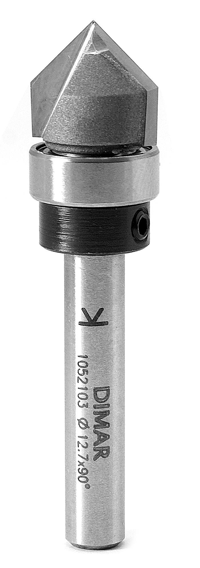 V KESİM FREZE BIÇAĞI D: 12,7 B: 12,7 a:45° L: 52 S:6 MM