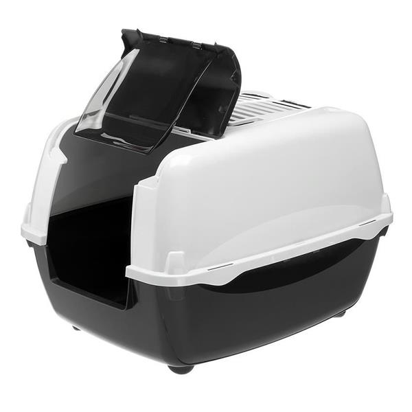 Ferplast Bella Cabrio Kapalı Kedi Tuvaleti Siyah 43x56x38cm Fiyatı ve