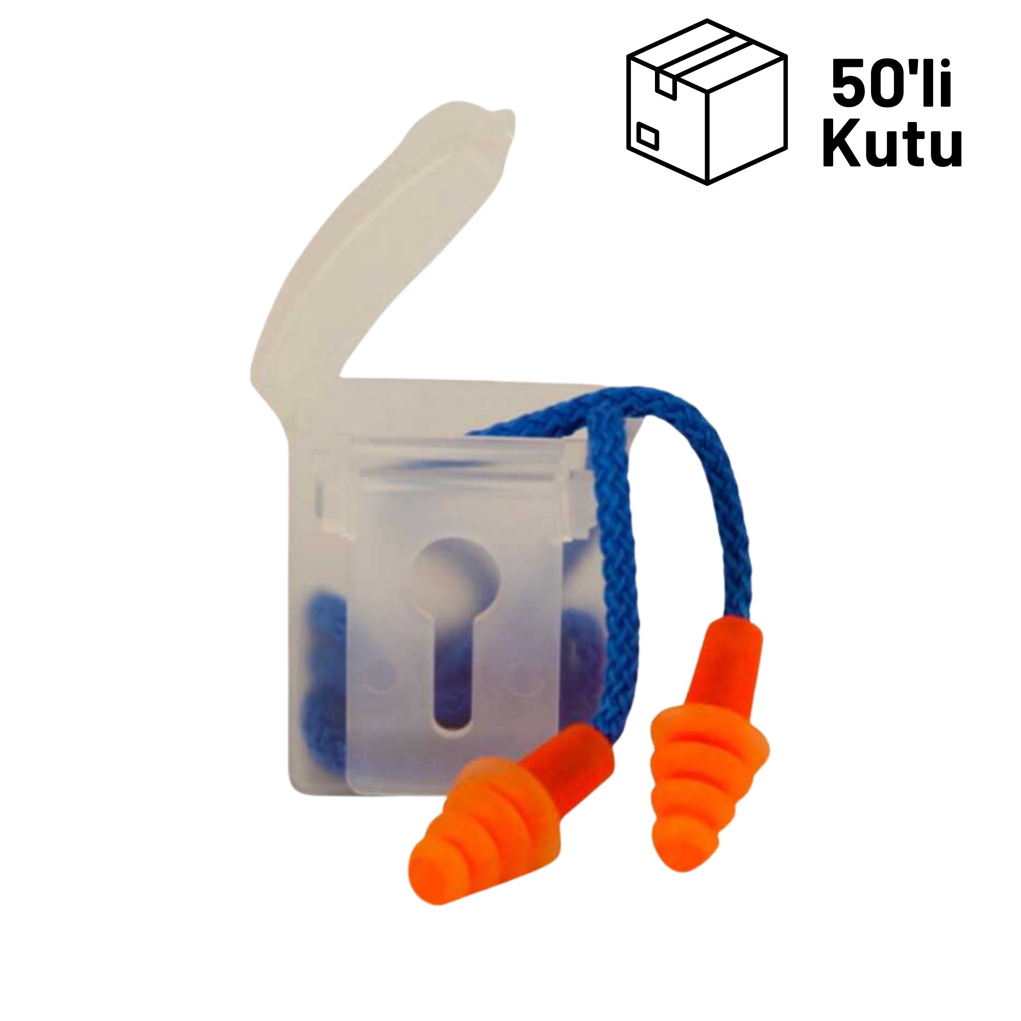 BBU EP 500 QUAD ÇAM TİPİ KULAK TIKACI 22 dB 50 Çift Paket