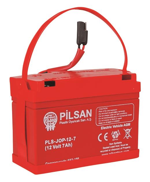 Pilsan 12 Volt 7 Amper Akülü Araba Aküsü 12 v 7 A Orjinal Pilsan Akü