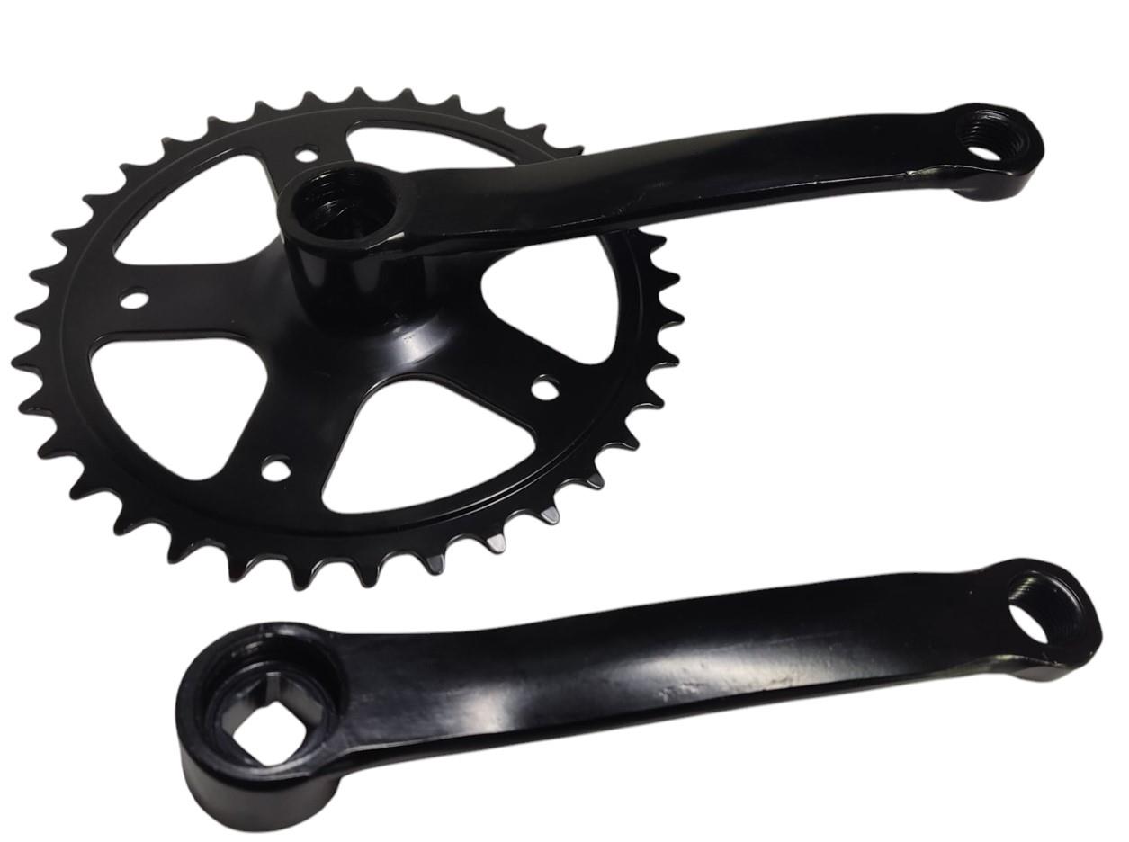 Bisiklet 36 Dişli Aynakol ve Solkolu 36T 140mm SJ140 Siyah 20 Jant Bisiklet Aynakol Dişlisi