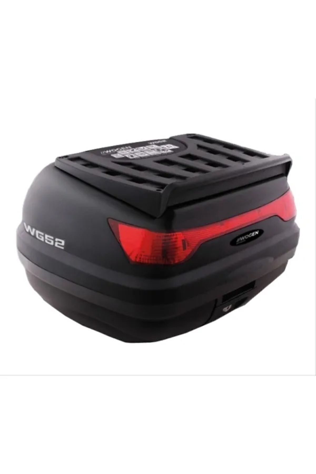 Wogen 52 Lt Motosiklet Arka Çanta Üst Bagaj Sırt Dayamasız Basic Model Siyah Bagaj Topcase
