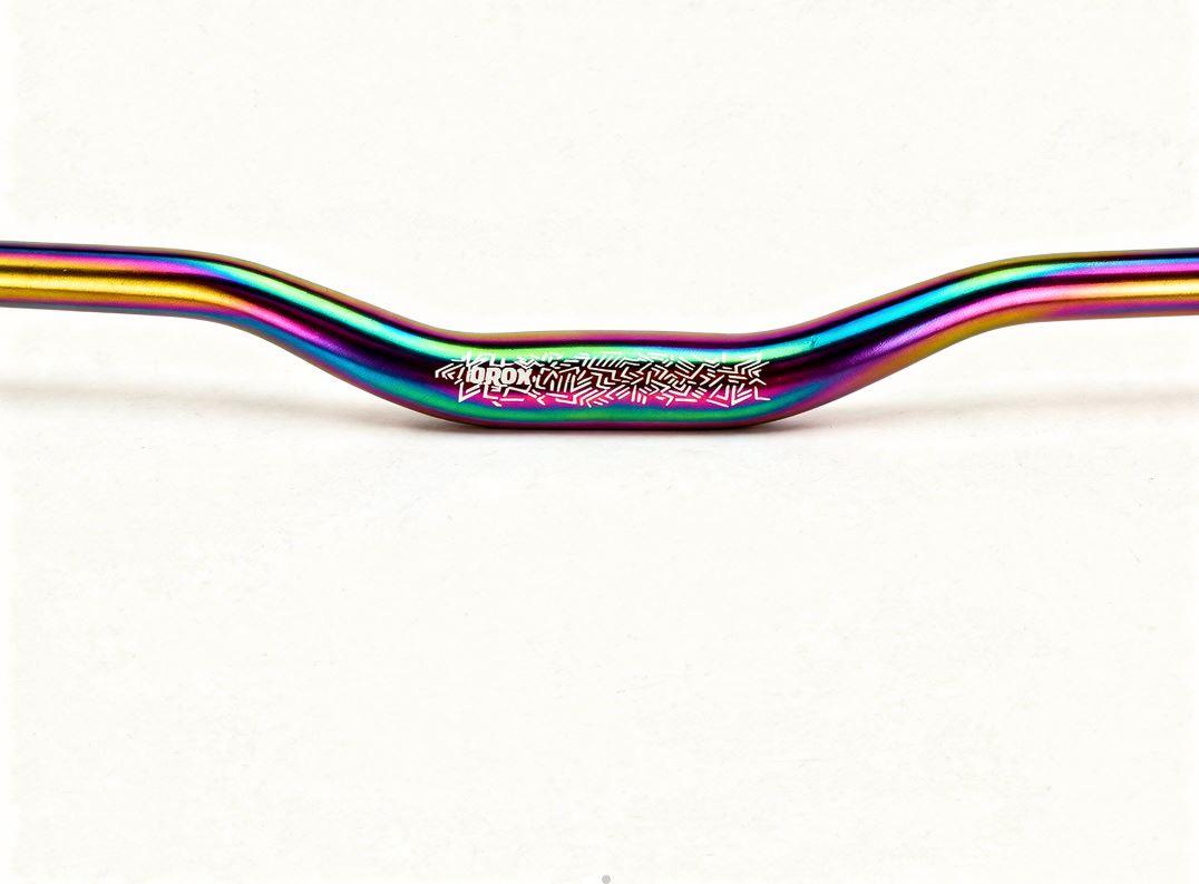 Asistan Drox HB100R Alüminyum 31.8 780 mm Riser Mtb Gidon Bisiklet Gidonu Rainbow