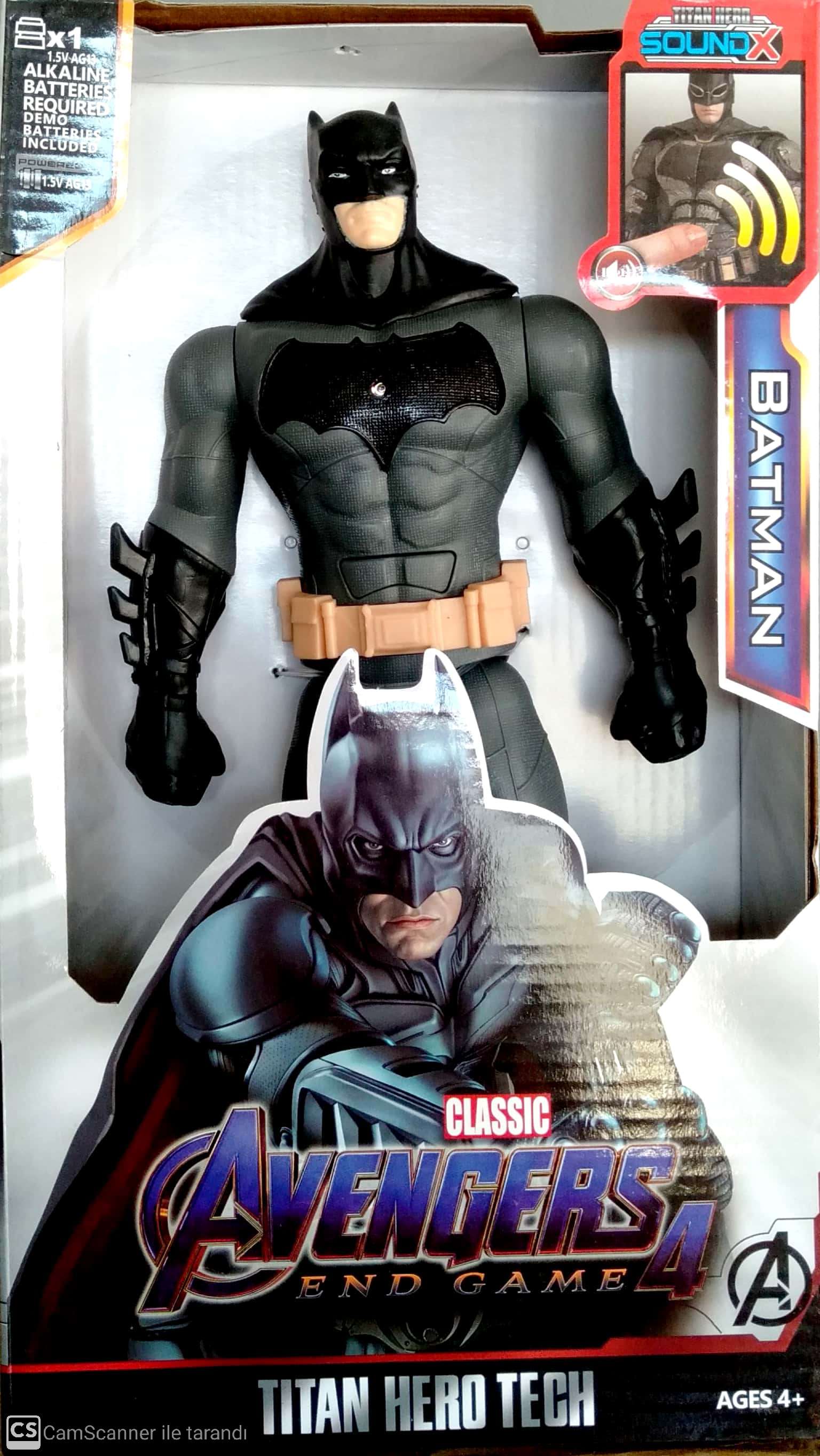 Avengers Batman Oyuncak 30 cm Işıklı Sesli Figür Batman Oyun