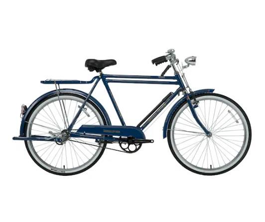 Bisan Roadstar Classic 26" Jant 54 CM Çamurluklu Bagajlı Kadro Şehir Hizmet Bisikleti Mavi