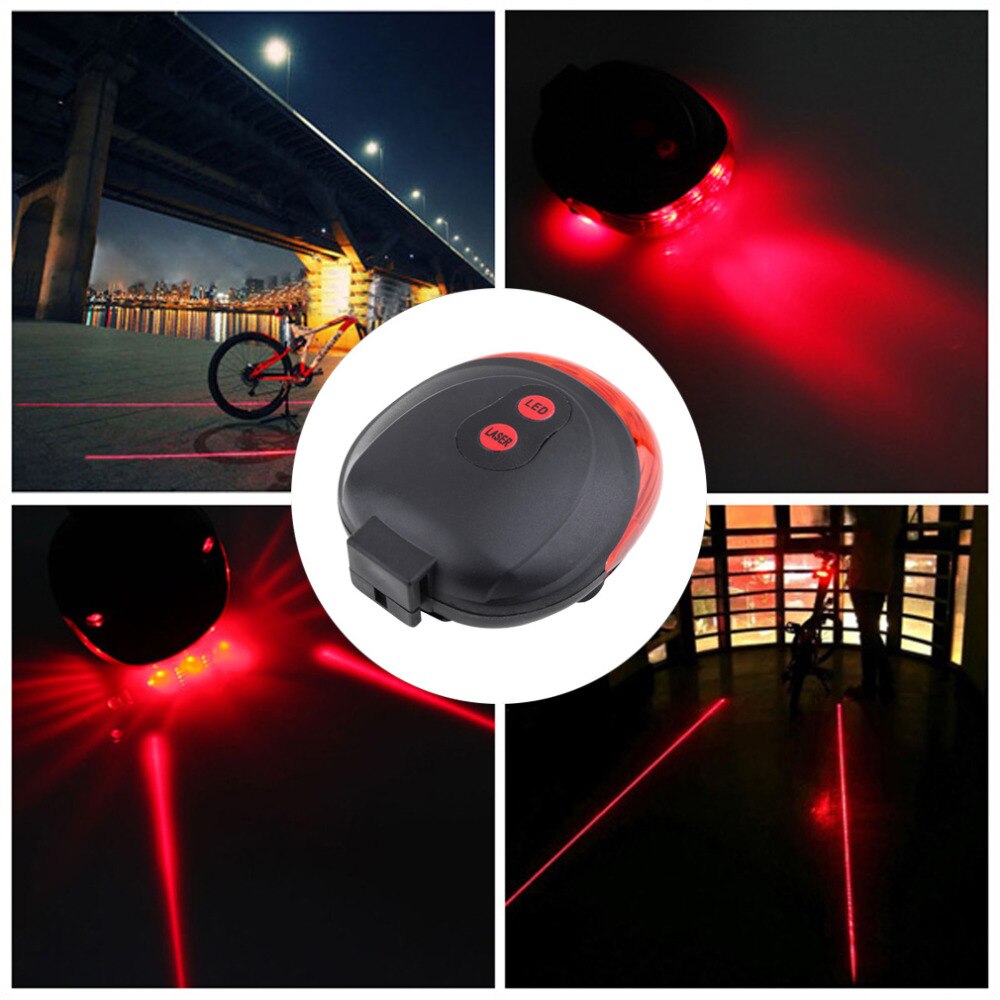 XBYC 9685 Bisiklet Arka Lazerli Stop Lamba Led Lazer Işıklı