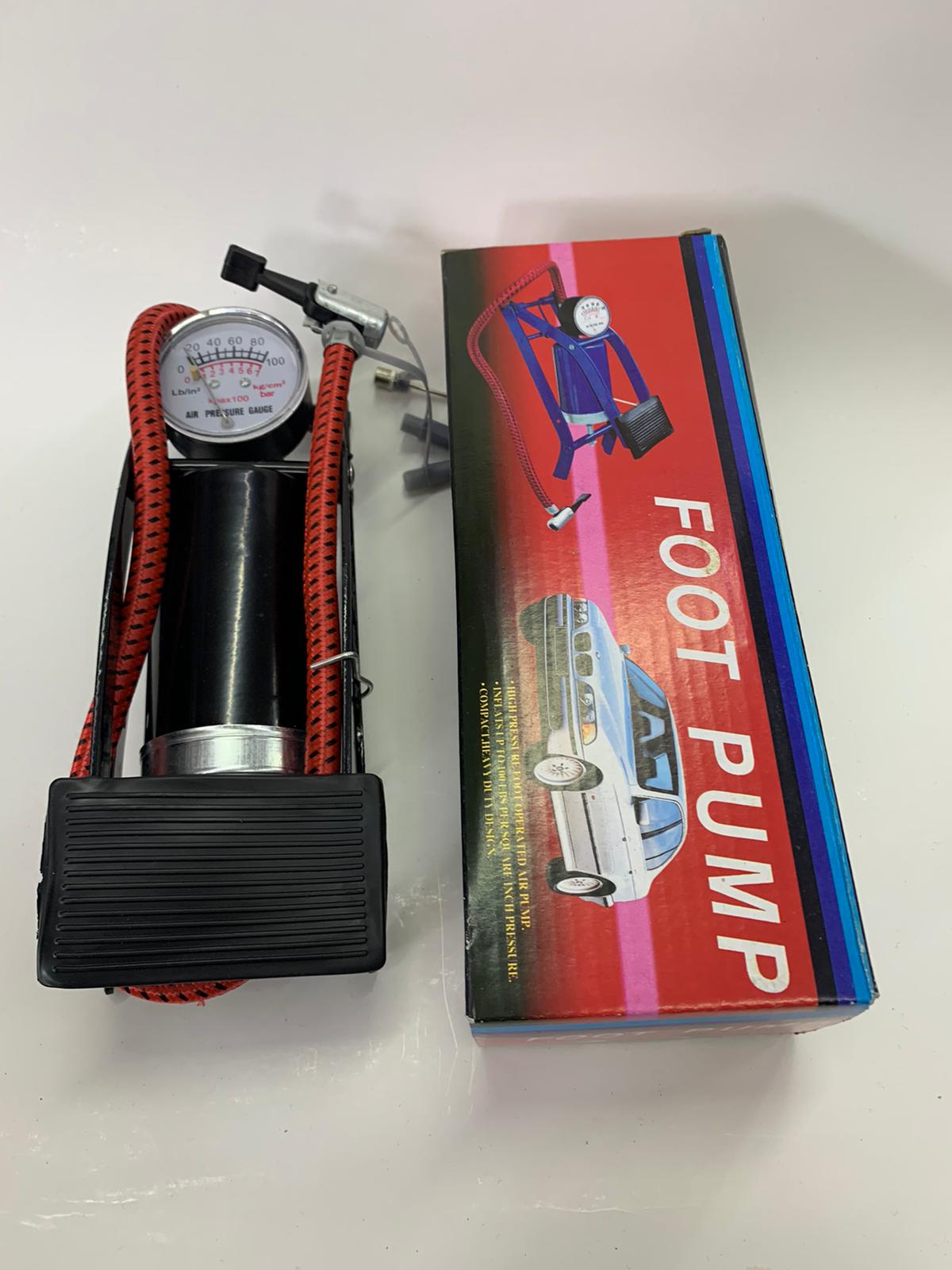 Bisiklet Ayaklı Pompa Saatli Foot Pump
