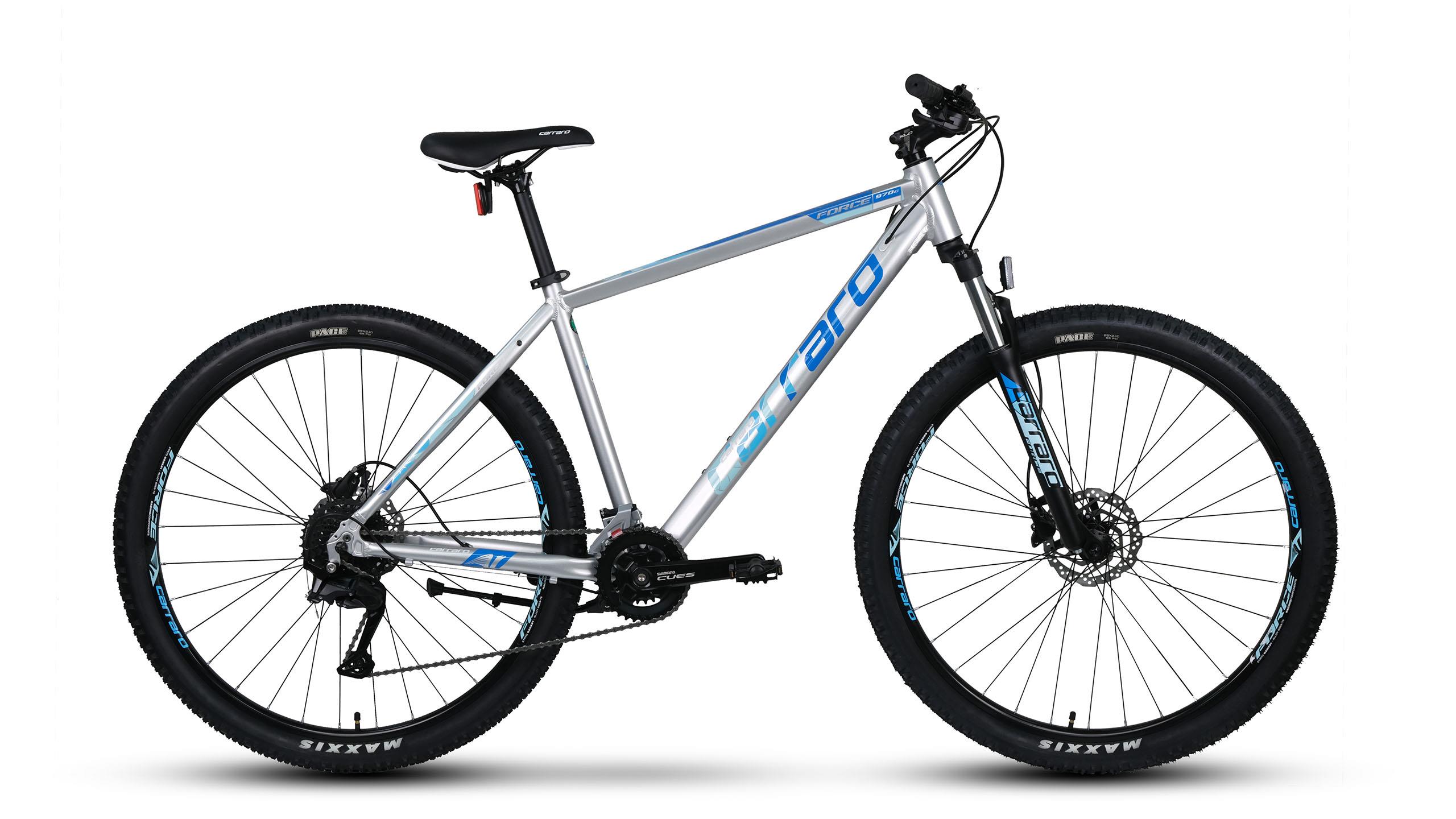 Carraro Force 770C 27,5" Jant 18 Vites 43 cm Kadro Hidrolik Disk Erkek Dağ Bisikleti Gümüş Mavi