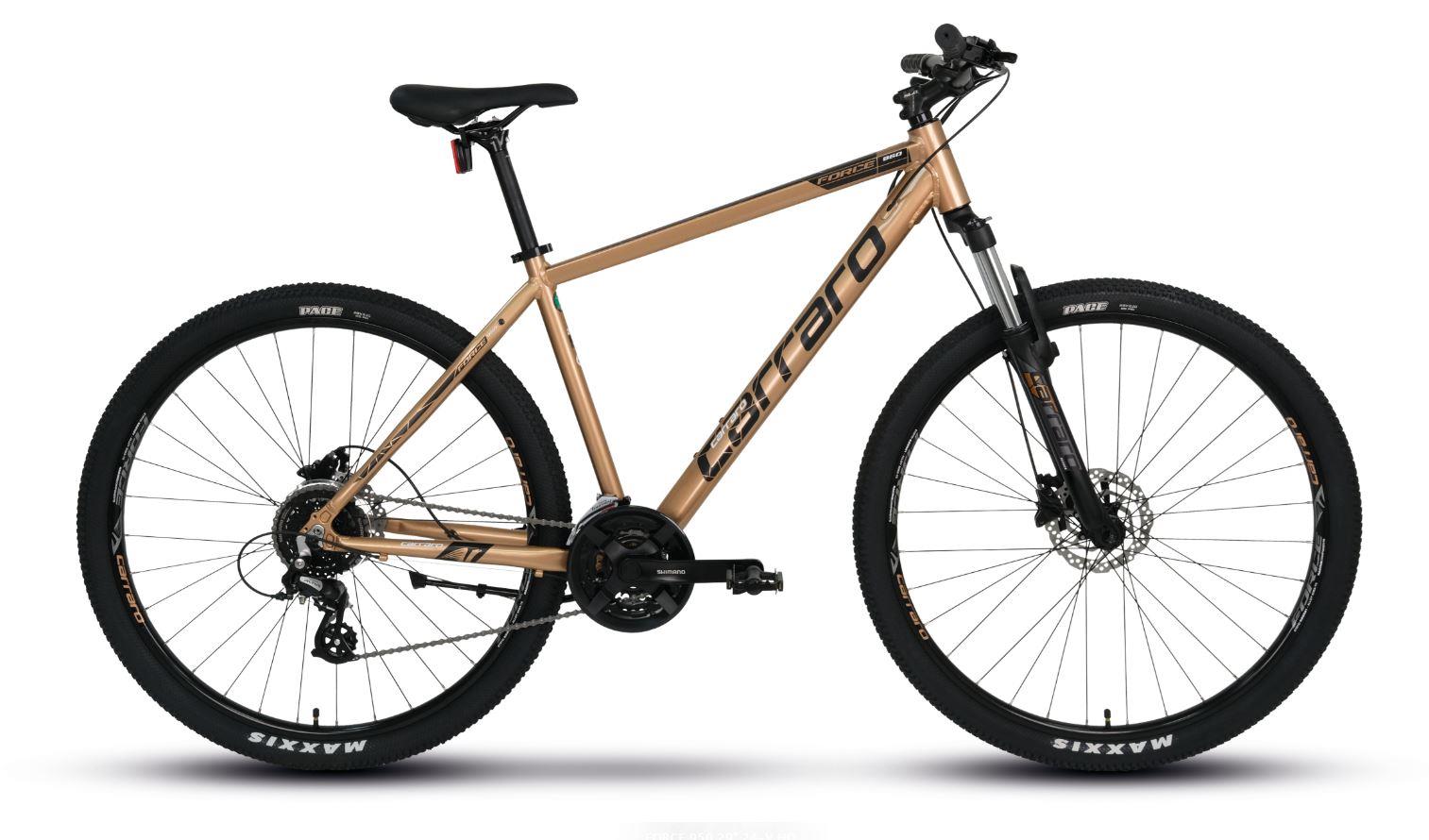 Carraro Force 950 29 Jant 21 Vites Hidrolik Disk Fren 480H Erkek Dağ Bisikleti Bronz Siyah Beyaz